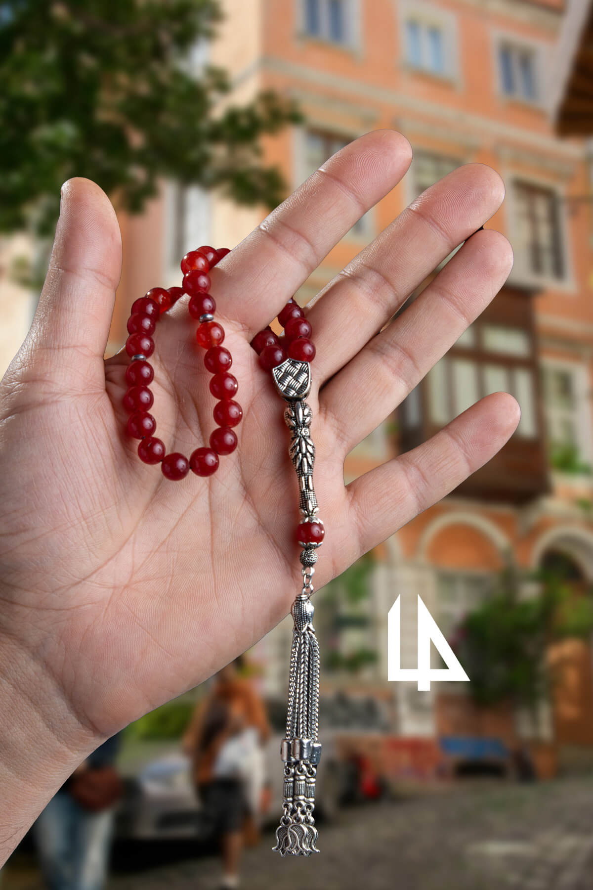 Cam Küre Kesim 33 lü 8mm Tesbih