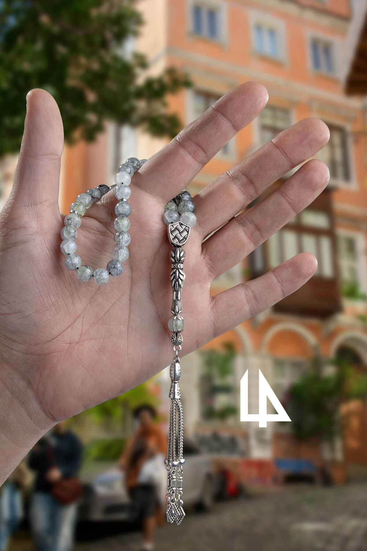 Cam Küre Kesim 33 lü 8mm Tesbih