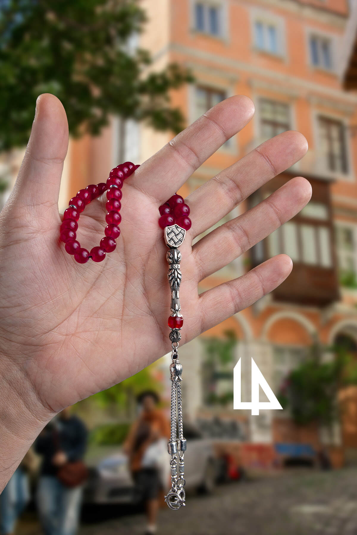 Cam Küre Kesim 33 lü 8mm Tesbih