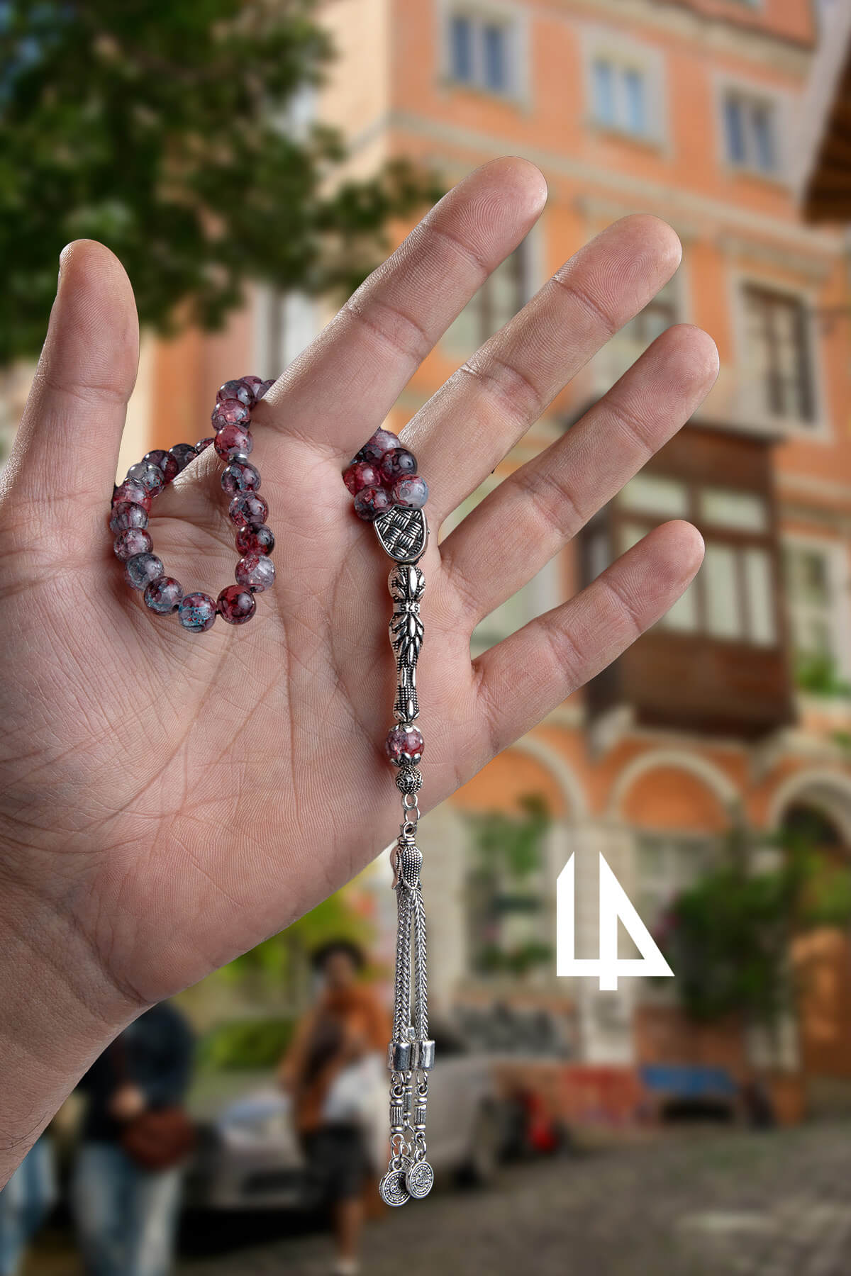 Cam Küre Kesim 33 lü 8mm Tesbih