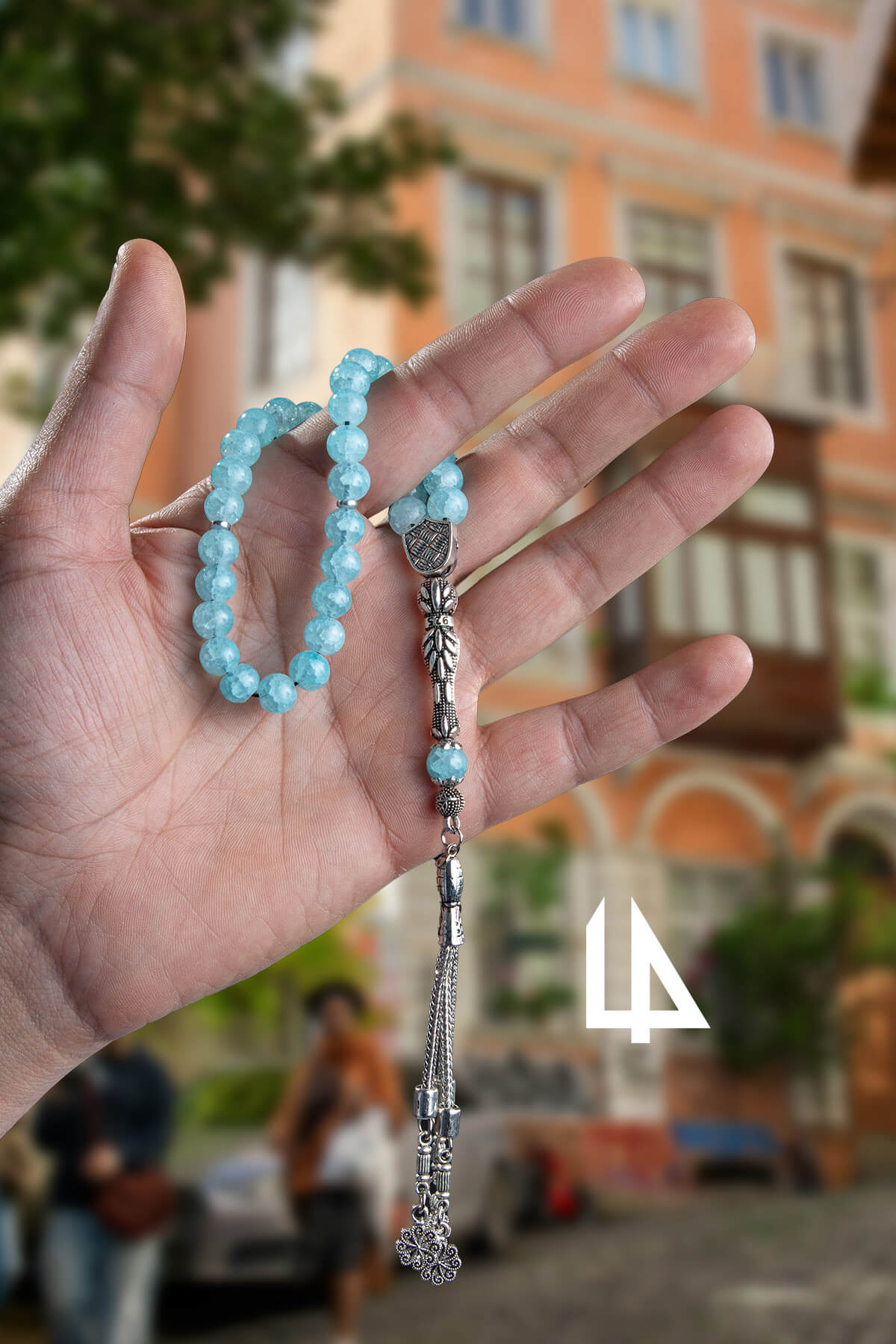 Cam Küre Kesim 33 lü 8mm Tesbih