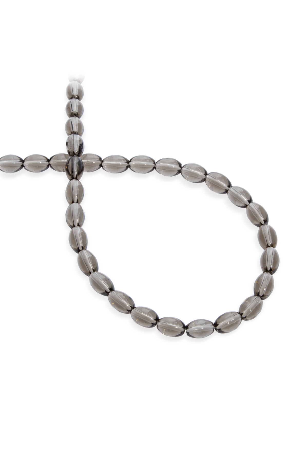 Cam Parlak Gri Arpa Kesim 6X9mm Dizi