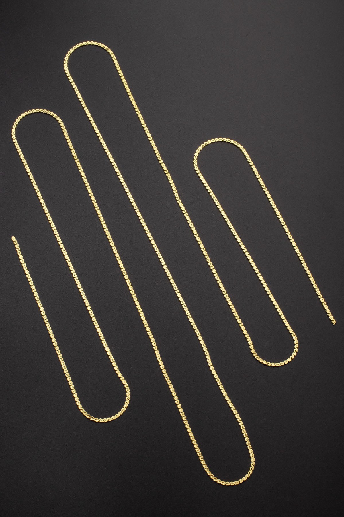 Çelik Altın Zincir 1m