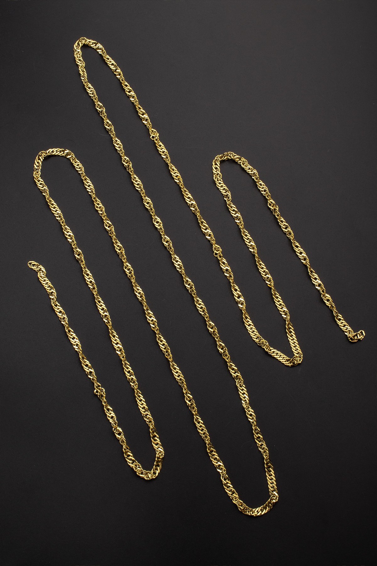 Çelik Altın Zincir 1m