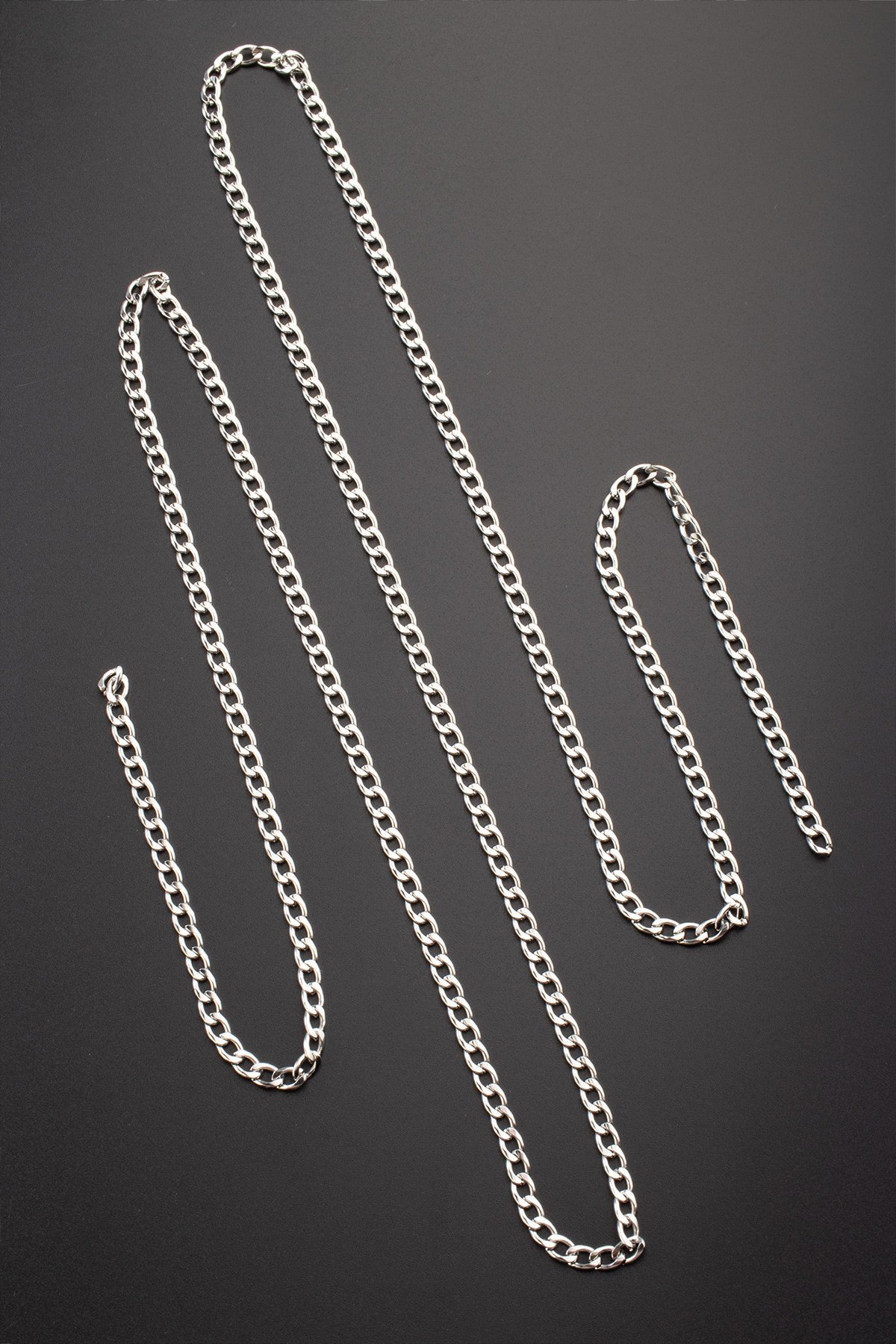 Çelik Gümüş Zincir 1m