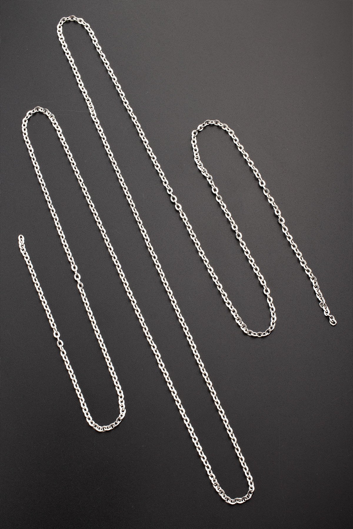 Çelik Gümüş Zincir 1m