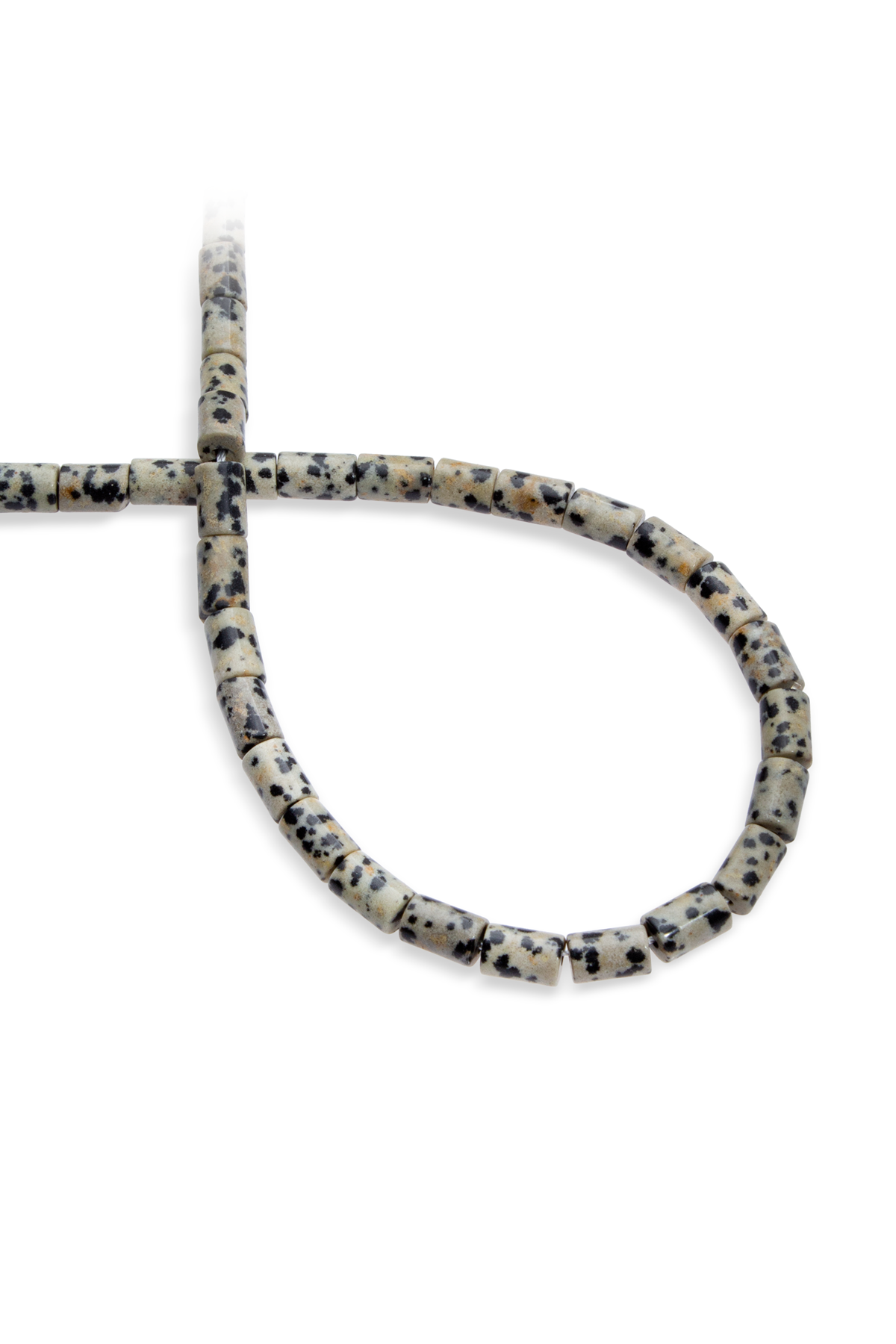 Dalmaçyalı Jasper Doğal Taş Silindir Kesim 5x8mm Dizi