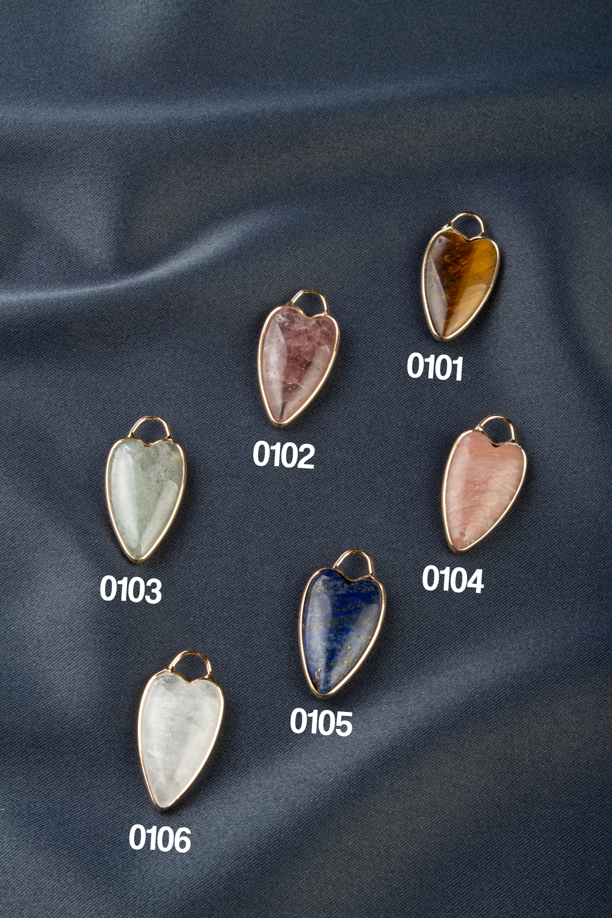 Doğal Taş Damla Kesim 33x16mm Kolye Ucu Modelleri