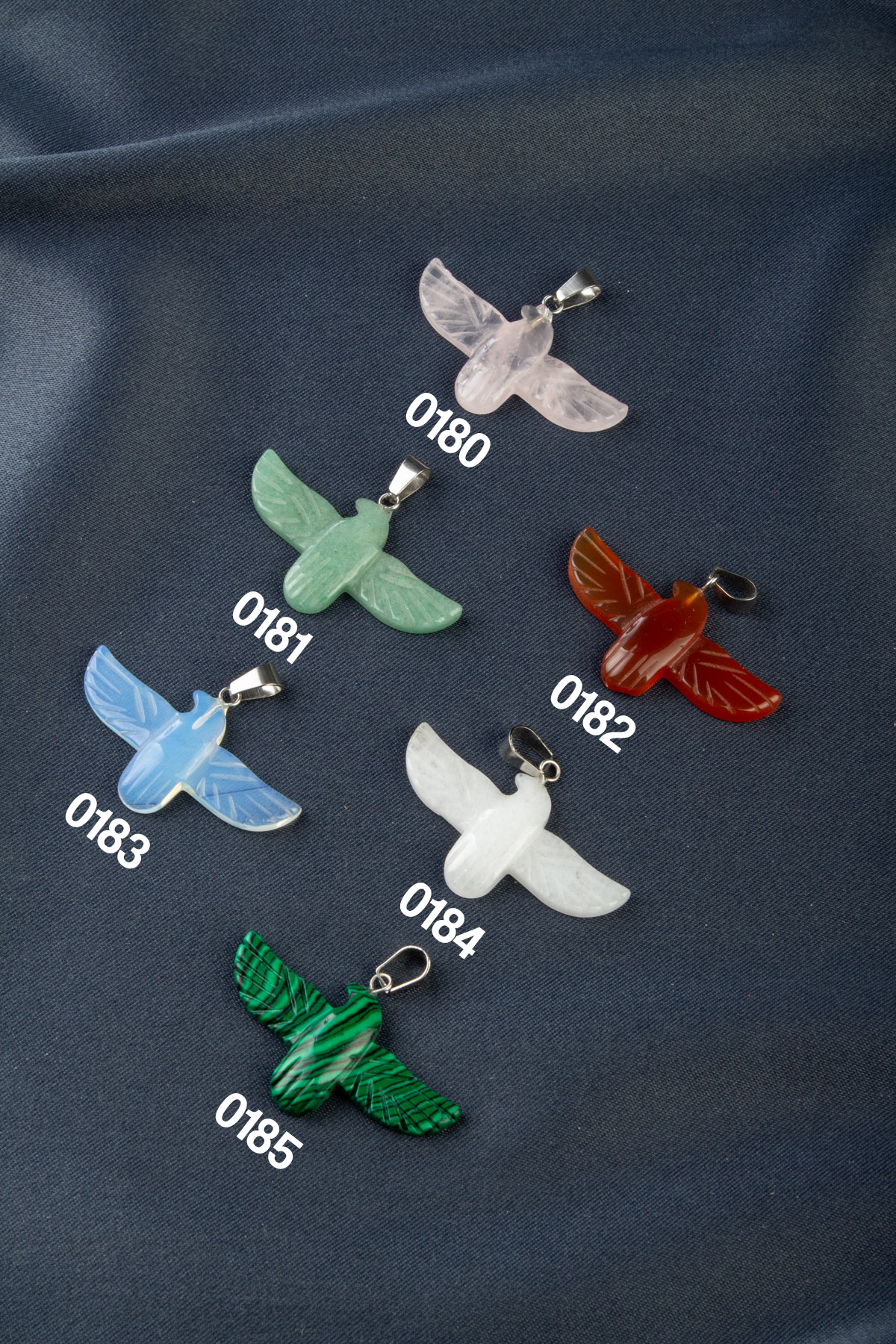 Doğal Taş Kartal Kesim 25x40mm Kolye Ucu Modelleri