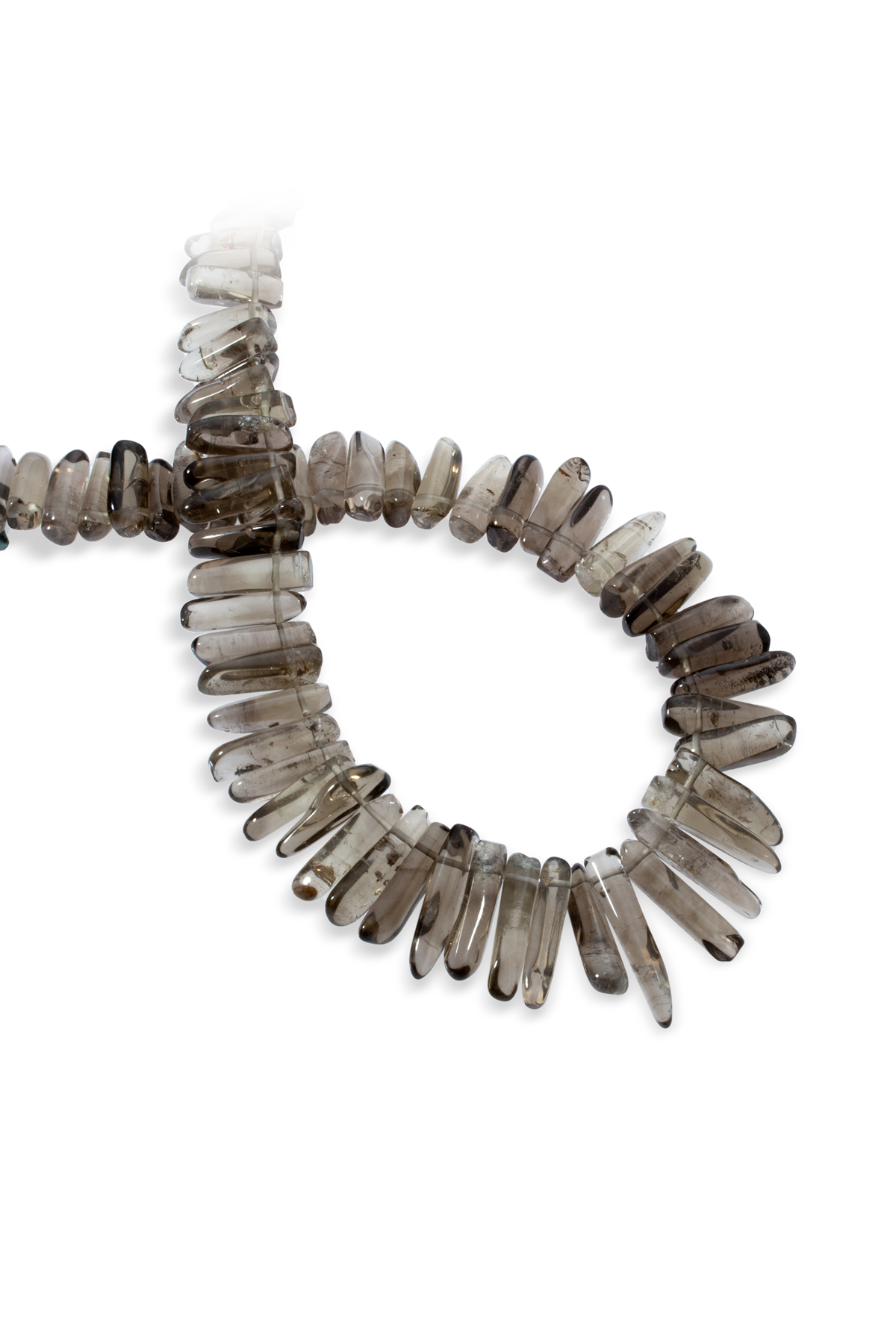 Dumanlı Kuvars Doğal Taş Diş Kesim 5x20mm Dizi