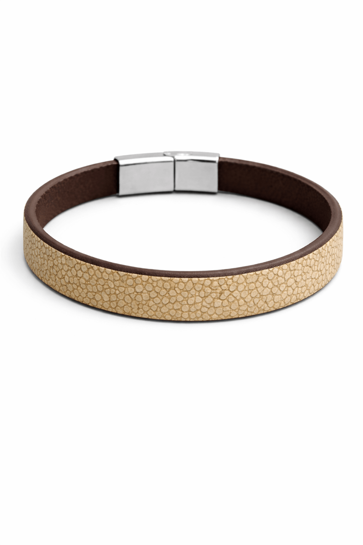 Erkek Deri Bileklik Vatoz Deri 12mm Erkek Bileklik