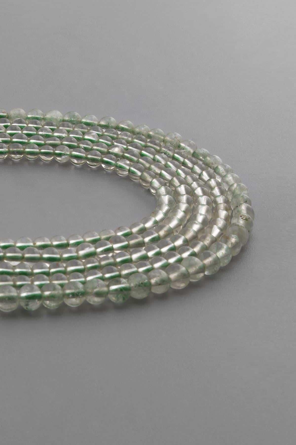 Florit Doğal Taş Parlak Küre Kesim 4mm Dizi [AA]