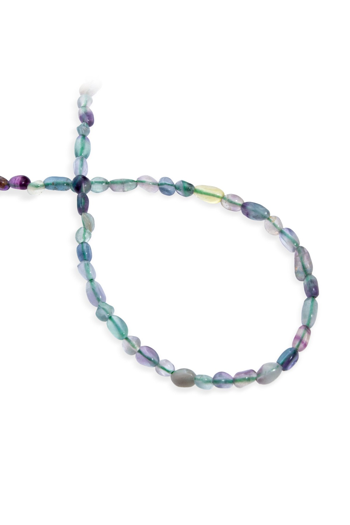 Florit Doğal Taş Parlak Tımbıl Kesim 4x6mm Dizi