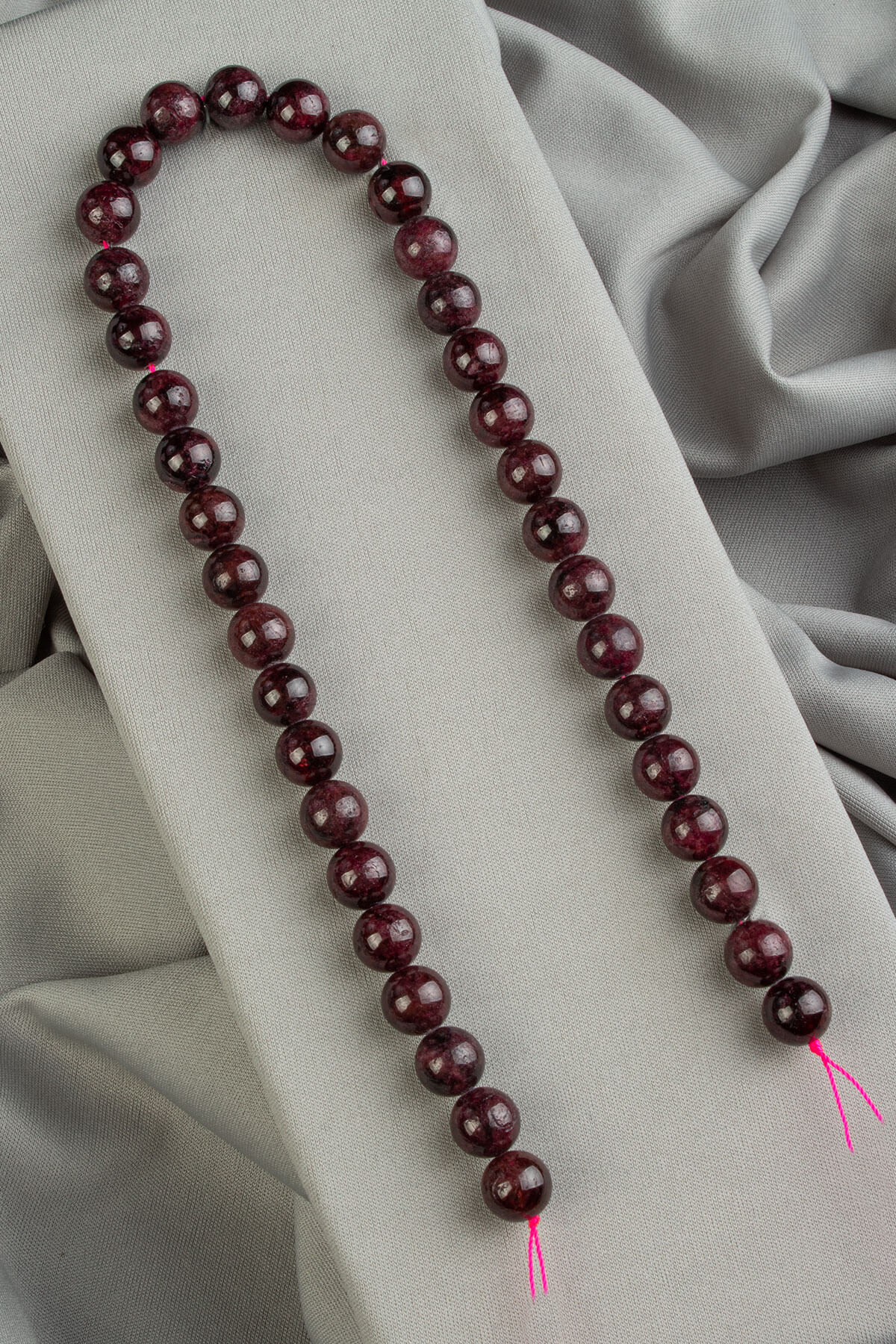 Garnet Doğal Taş Küre Kesim 10mm Dizi