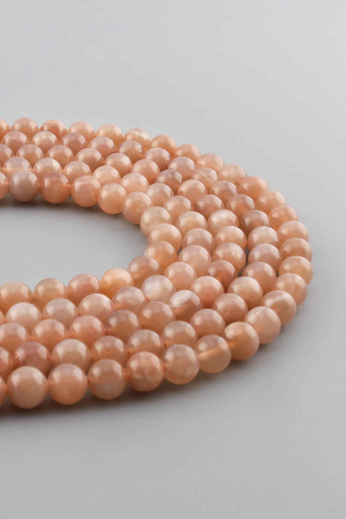 Güneş Taşı Doğal Taş Küre Kesim 6mm Dizi [AA]