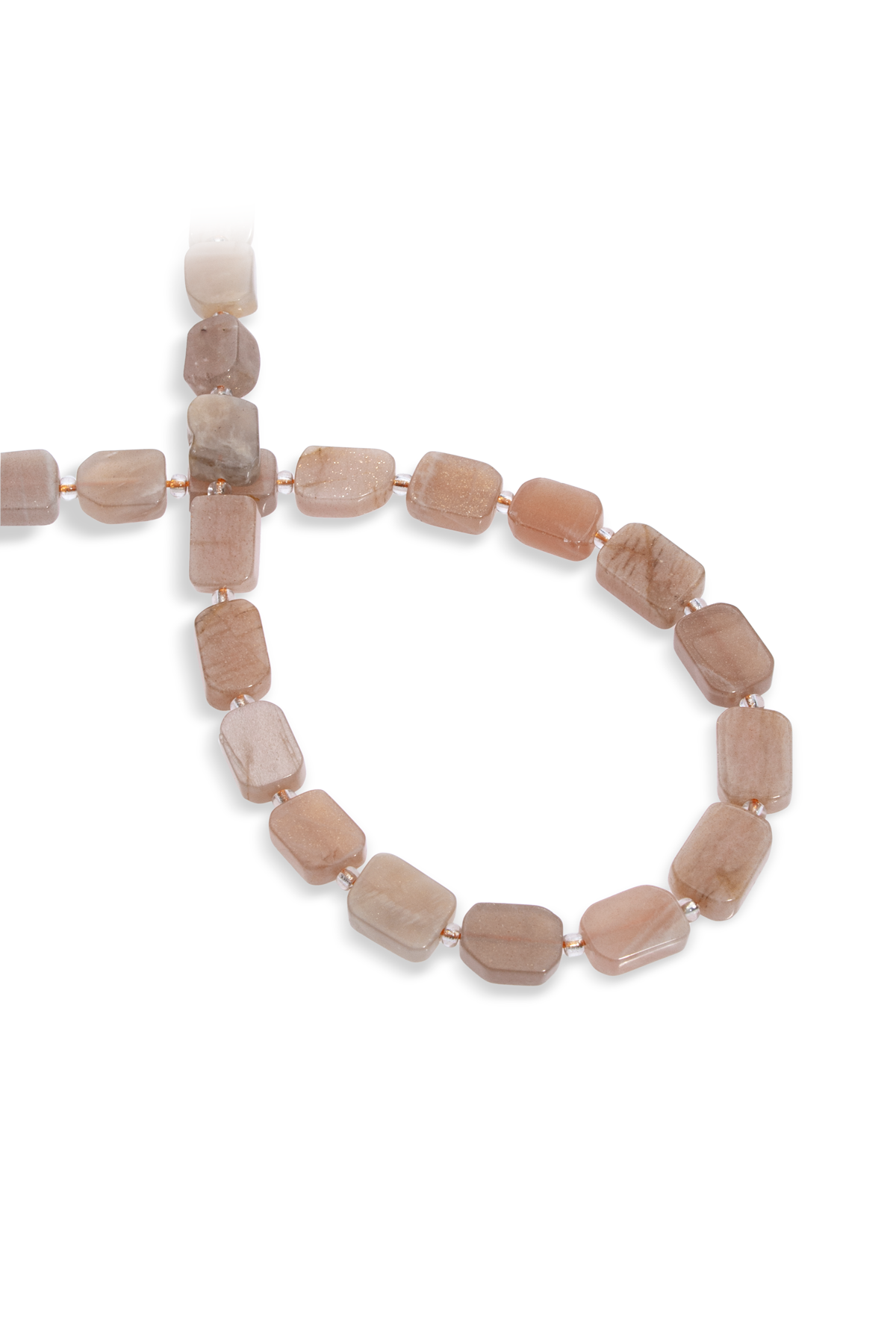 Güneş Taşı Doğal Taş Yassı Kare Kesim 8x12mm Dizi