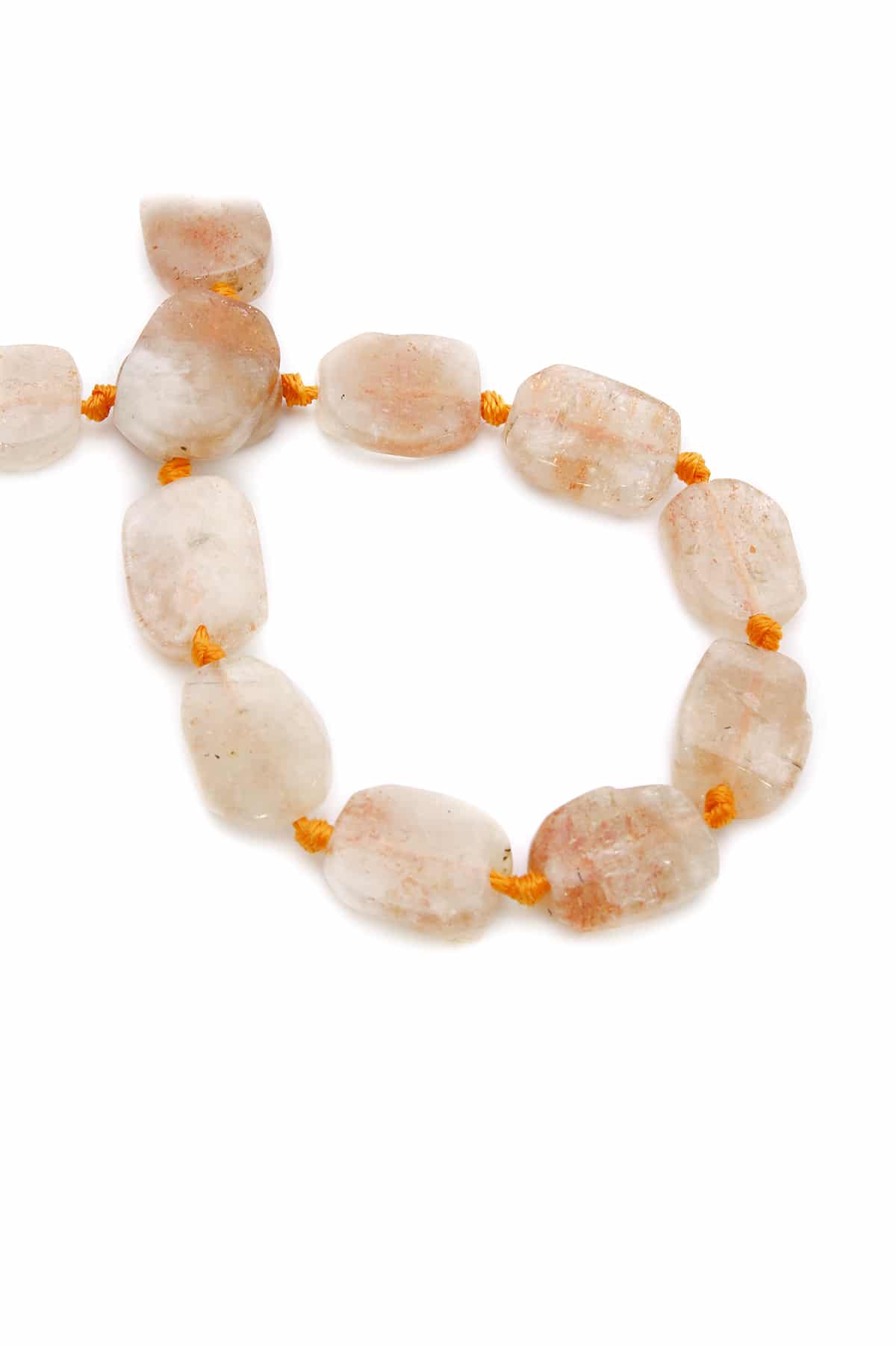 Güneş Taşı Doğal Taş Oval Kesim Dizi