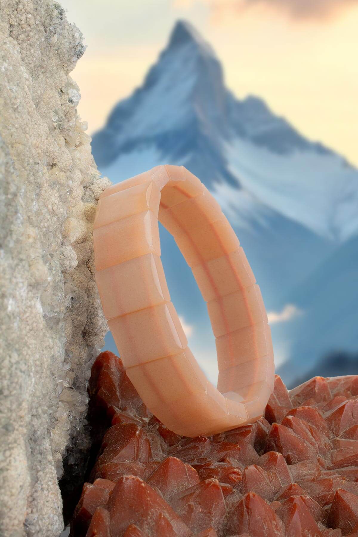 Güneş Taşı Parlak Dikdörtgen Faset Kesim 11x14mm Bileklik