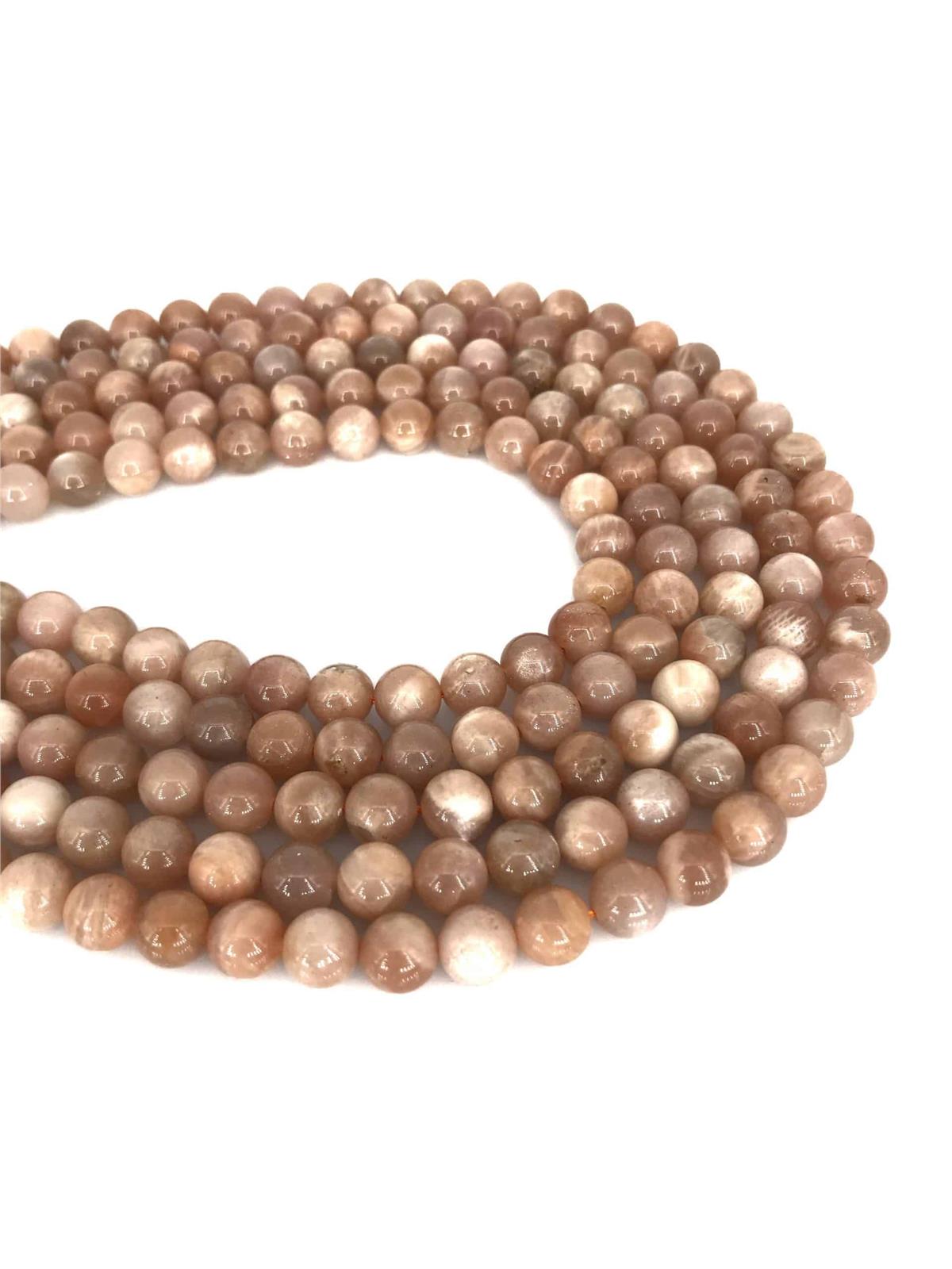 Güneş Taşı Parlak Küre Kesim 10mm Dizi [AA]