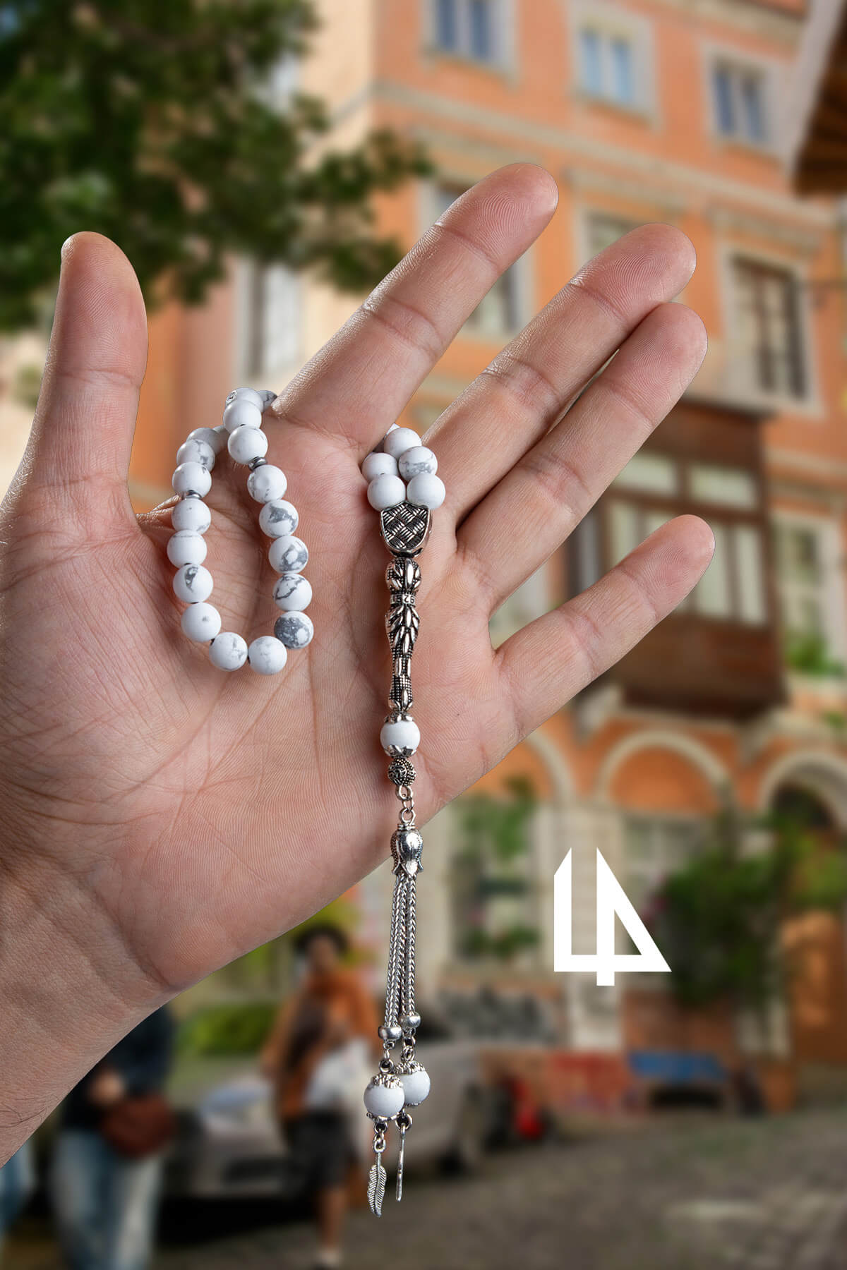 Havlit Doğal Taş Küre Kesim 33 lü 8mm Tesbih