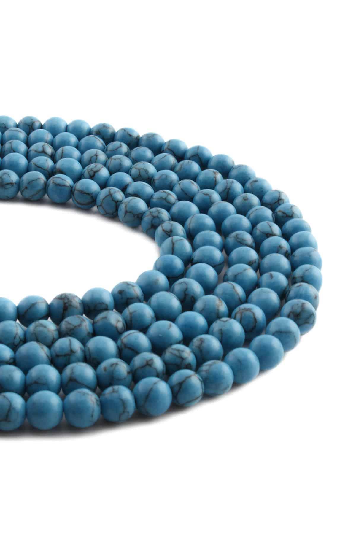 Havlit Sıkma Taşı Parlak Koyu Mavi Küre Kesim Dizi [B+]