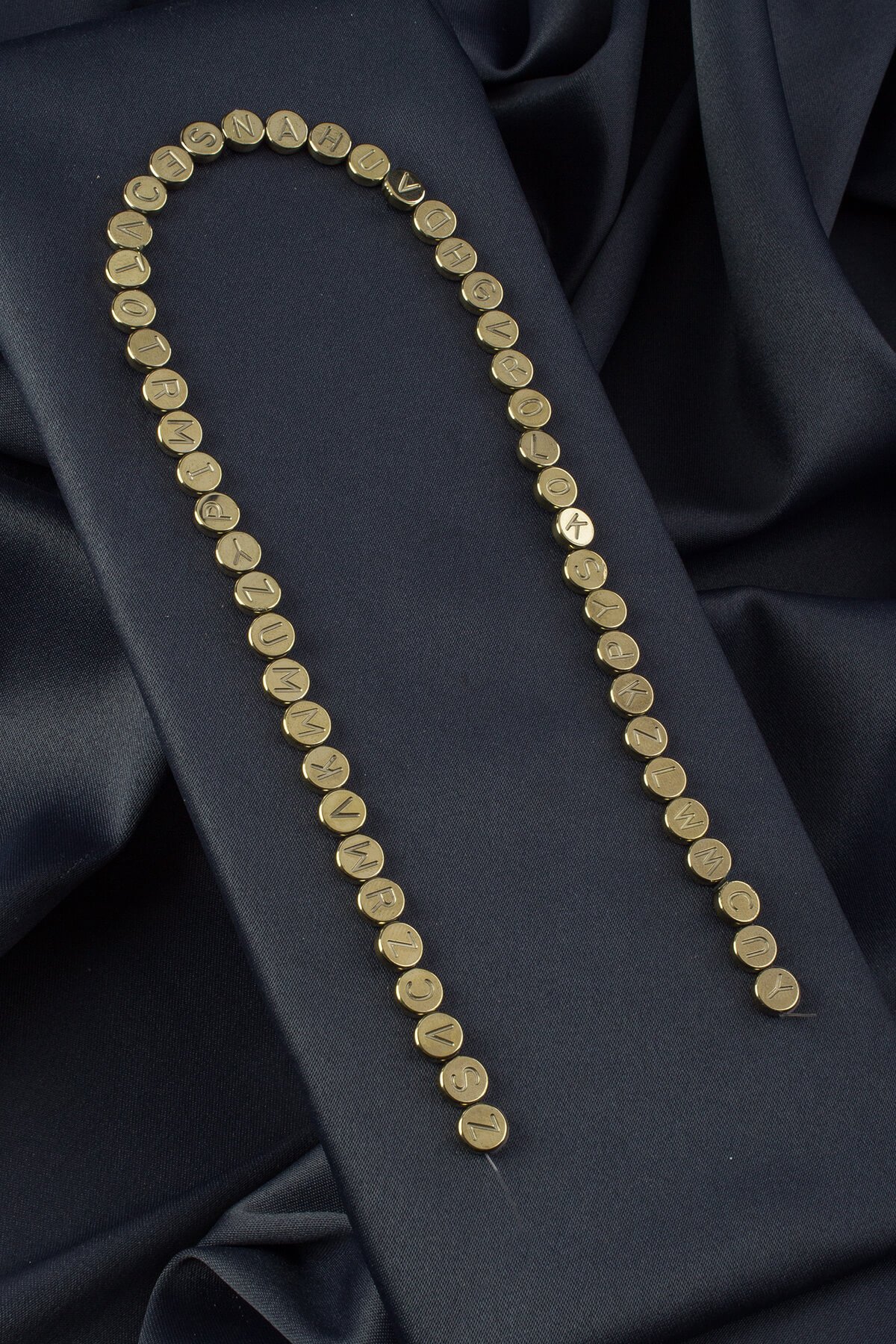 Hematit Doğal Taş Parlak Altın Sarı 6mm Dizi