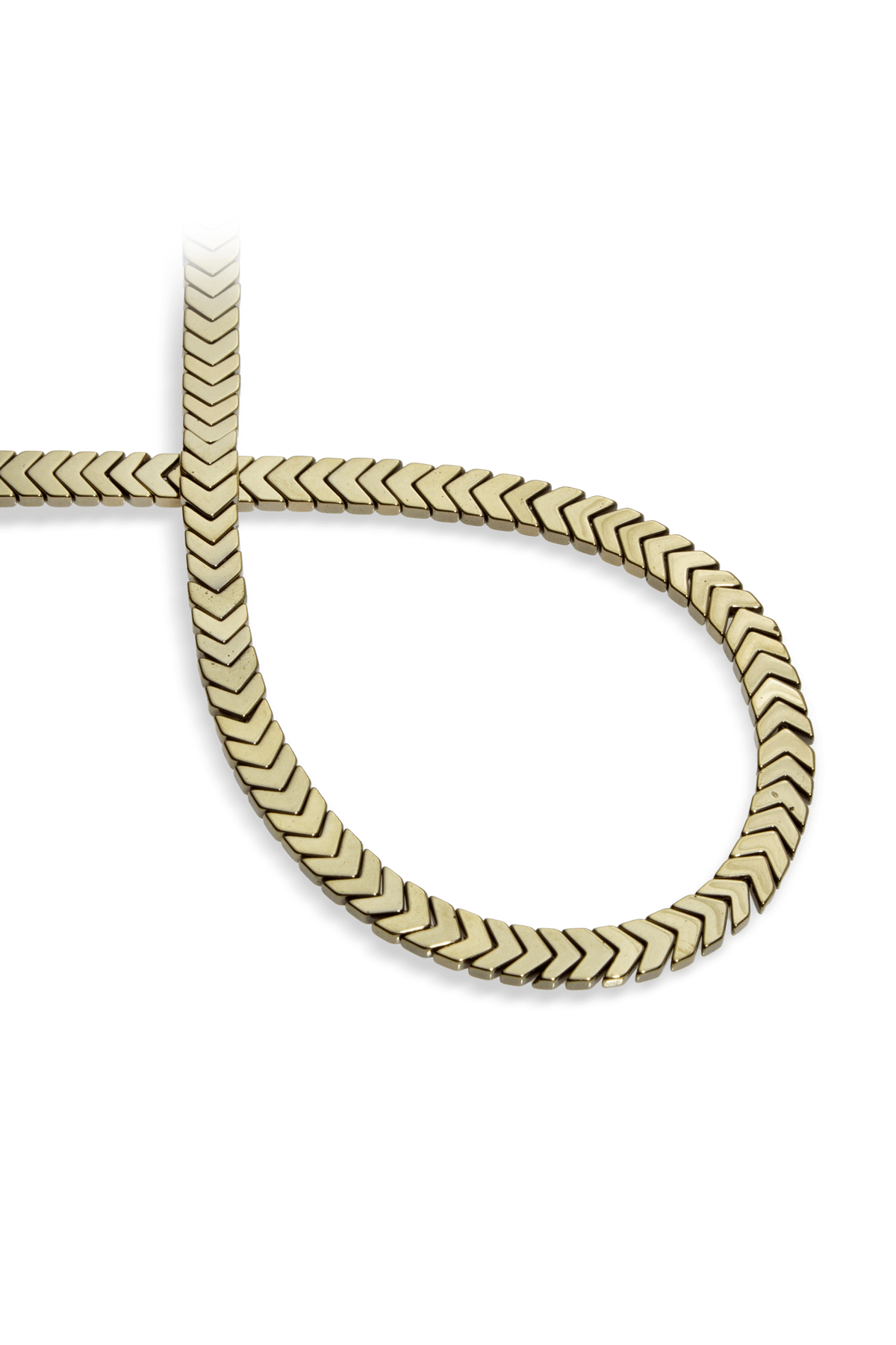 Hematit Doğal Taş Parlak Antik Sarı 7x2mm Dizi