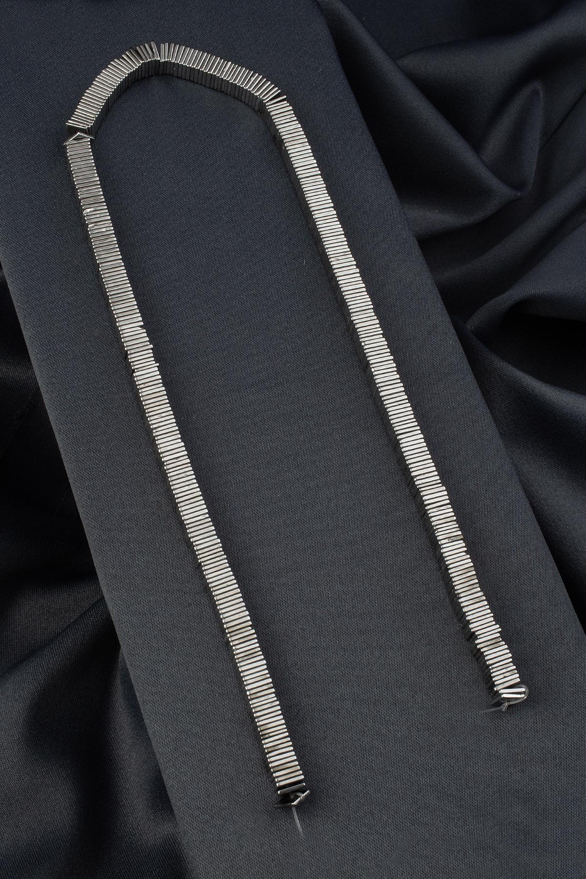 Hematit Doğal Taş Parlak Gümüş Rondela Kesim 6x1mm Dizi