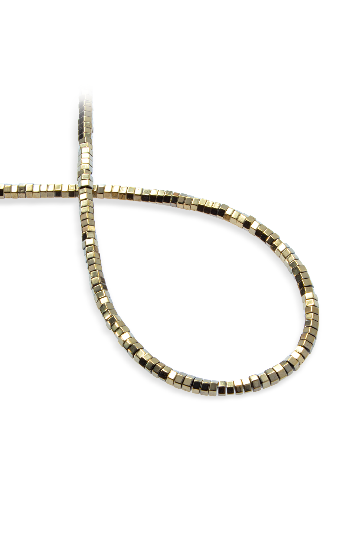 Hematit Doğal Taş Parlak Mavi 4x2mm Dizi