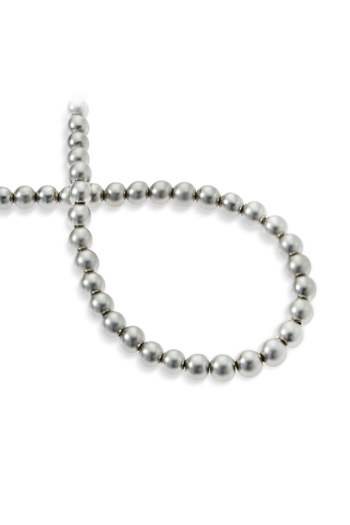 Hematit Doğal Taş Titanyum Küre Kesim 8mm Dizi