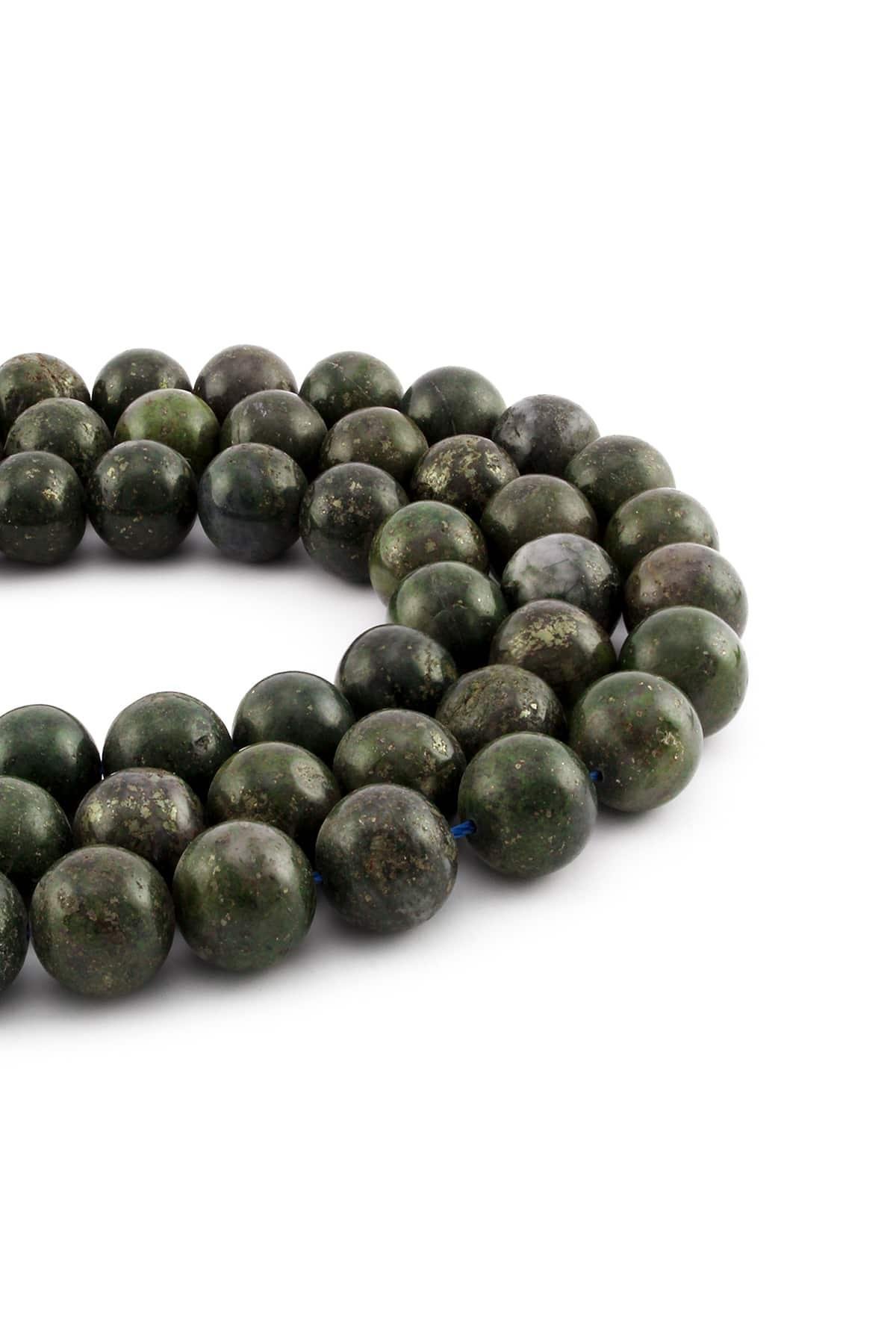 Hindistan Lapis Lazuli Doğal Taş Küre Kesim 14mm Dizi