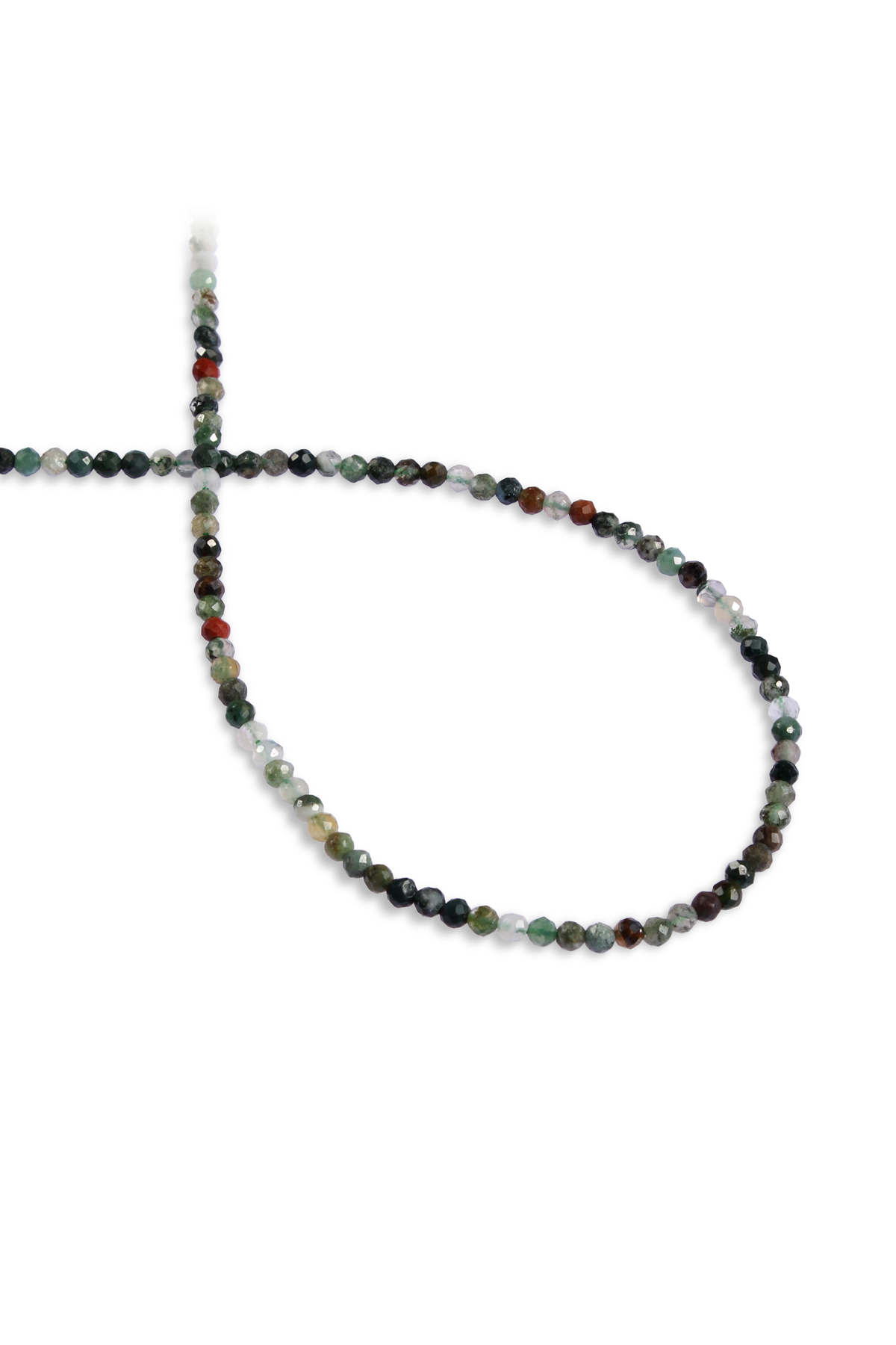 Hint Akik Doğal Taş Küre Faset Kesim 3mm Dizi