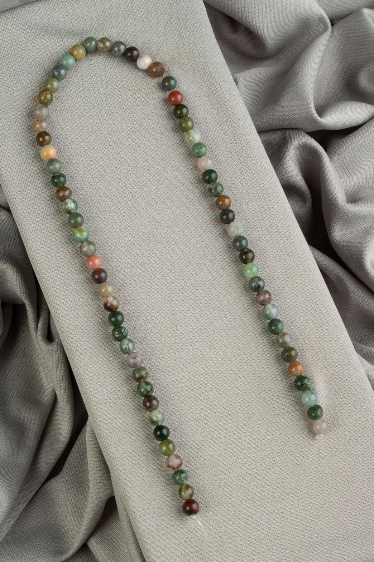 Hint Akik Doğal Taş Parlak Küre Kesim 6mm Dizi [AA]