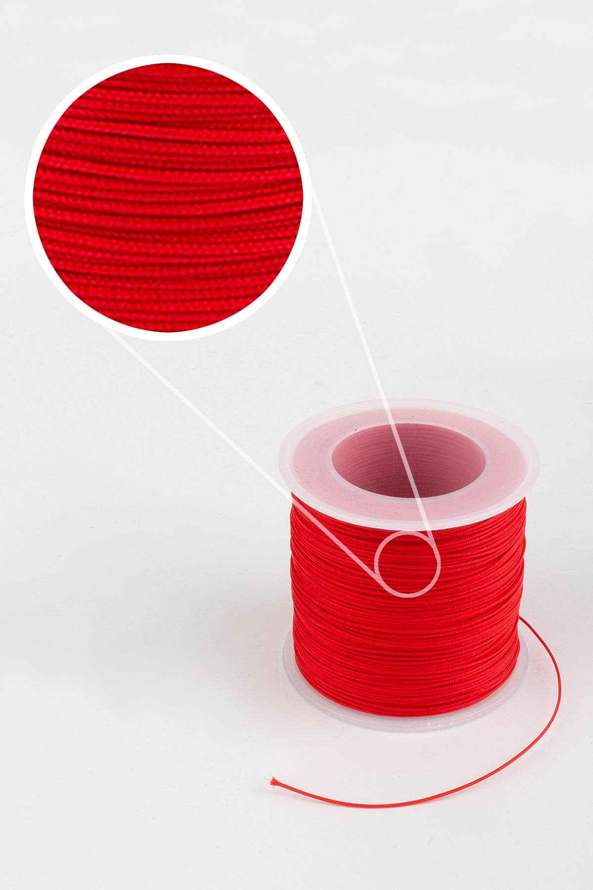 İp Kırmızı İçi Sert Misine li 0.6mm