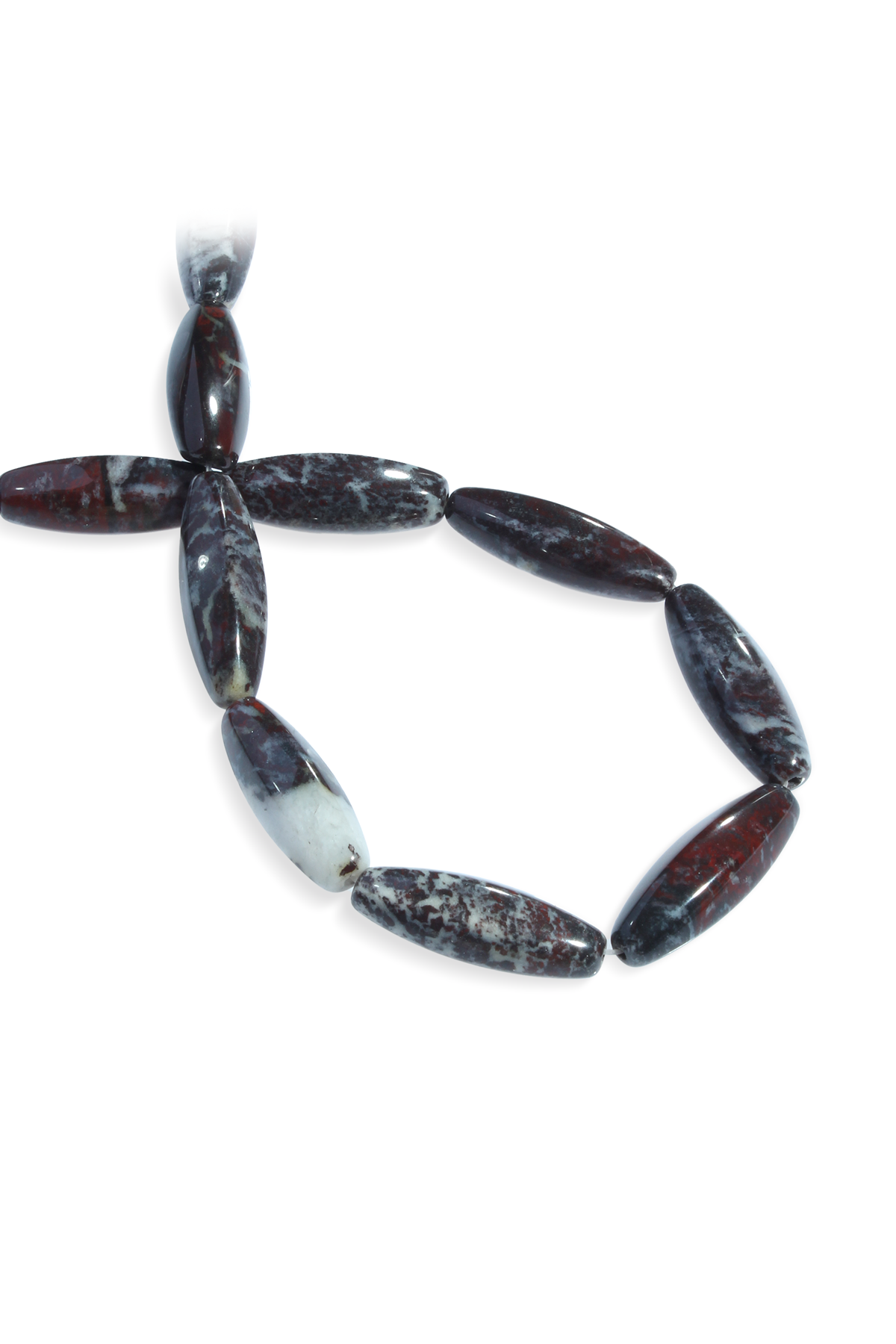 Jasper Doğal Taş Arpa Kesim 10x3mm Dizi