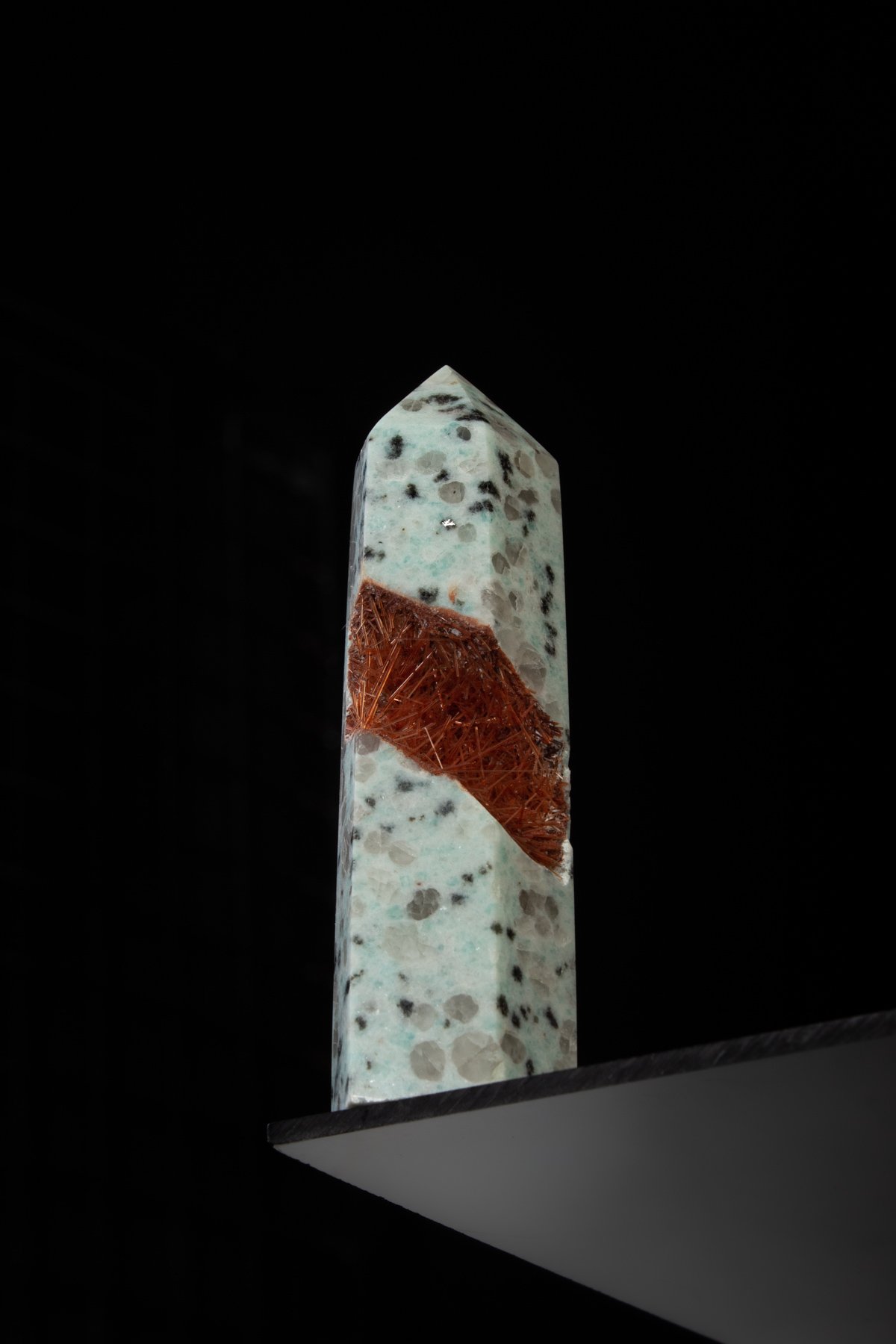 Jasper Taşı Simbiyotik Kristal Kazık Kesim Kütle