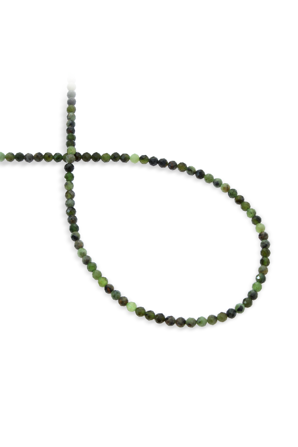 Kanada Yeşim Doğal Taş Faset Küre Kesim 3mm Dizi