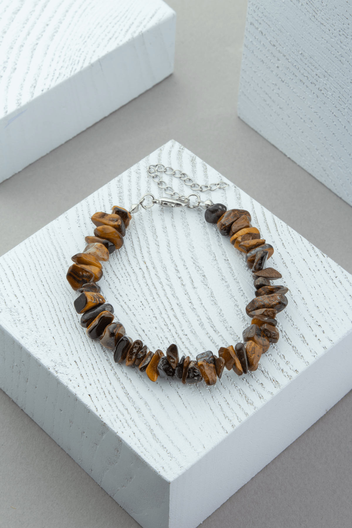 Kaplan Gözü Doğal Kırık Taş Bileklik