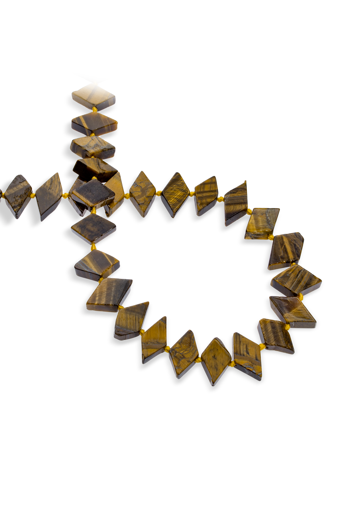 Kaplan Gözü Doğal Taş Dörtgen Kesim 11x18mm Dizi