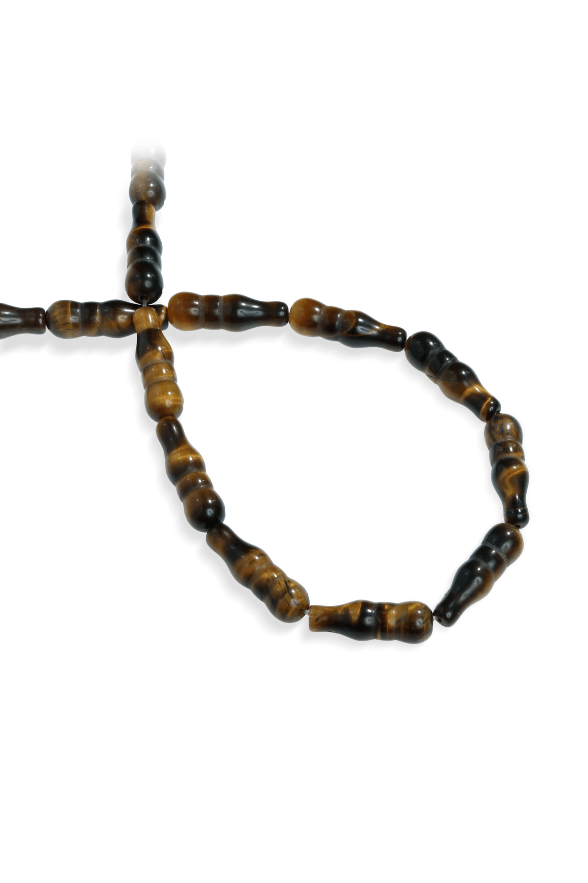 Kaplan Gözü Doğal Taş İmame Kesim 8x24mm Dizi