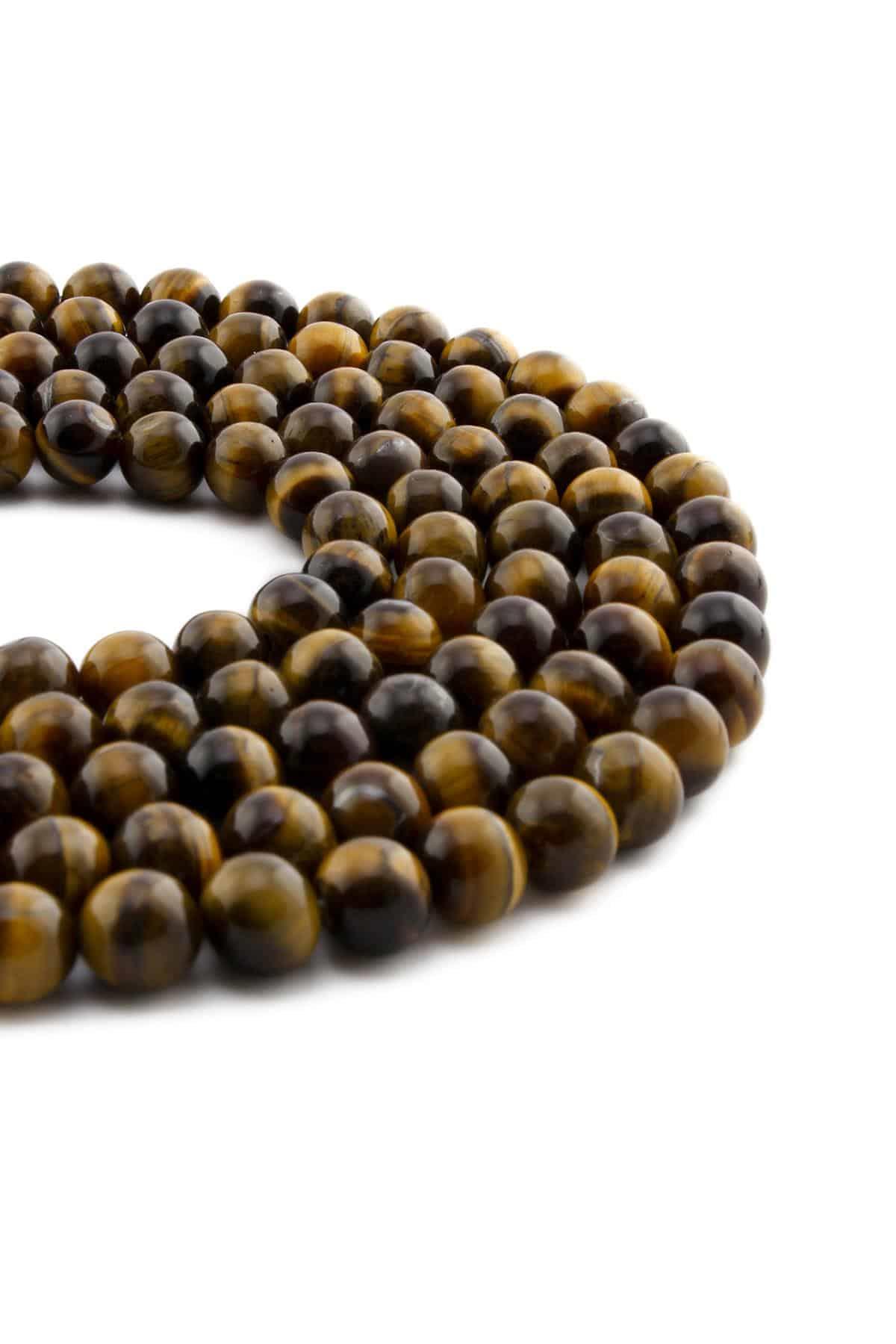 Kaplangözü Taşı Parlak Küre Kesim 8mm Dizi [AB+]