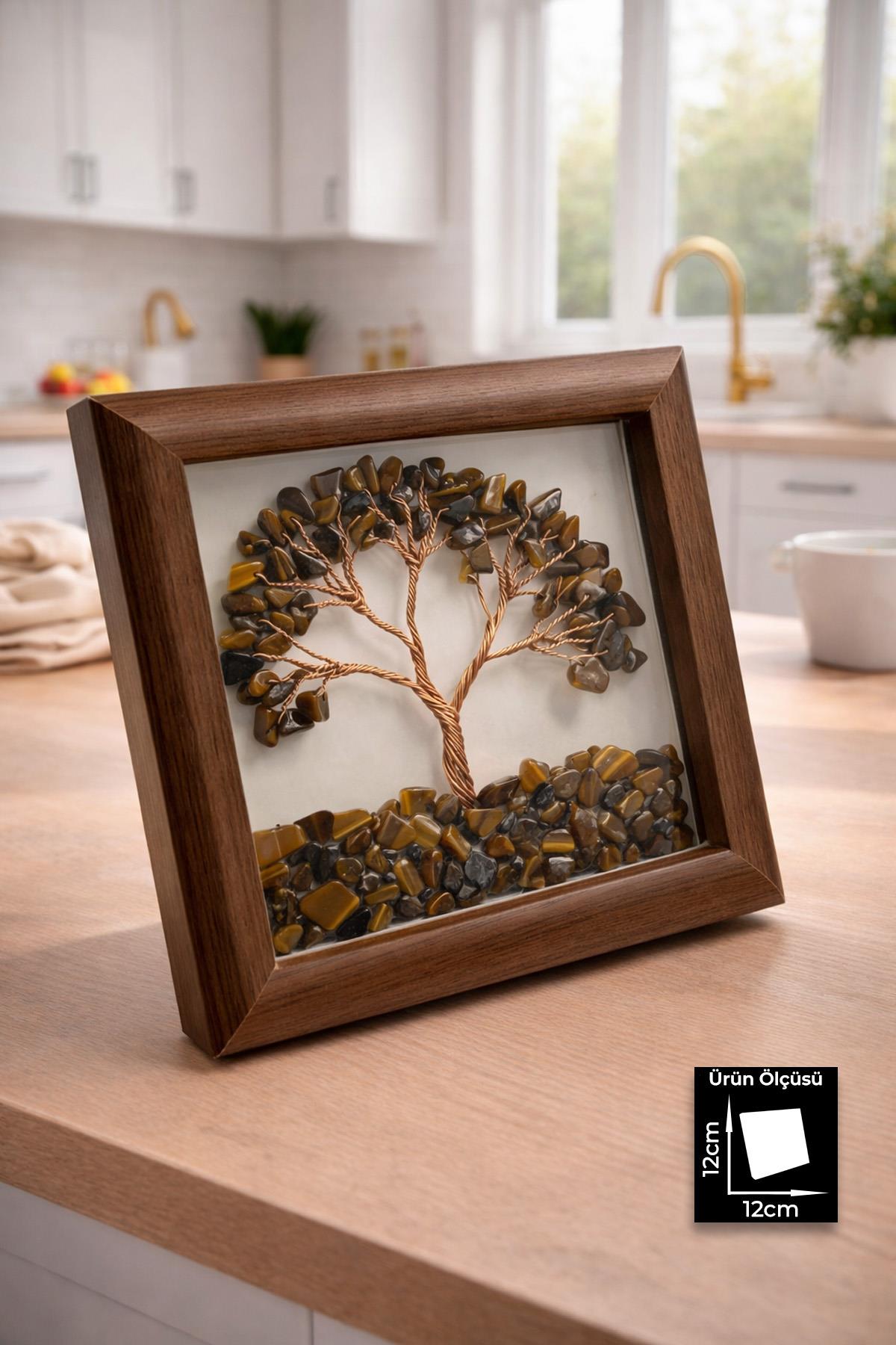 Kaplangözü Taşı Hayat Ağacı Tablosu 12x12mm