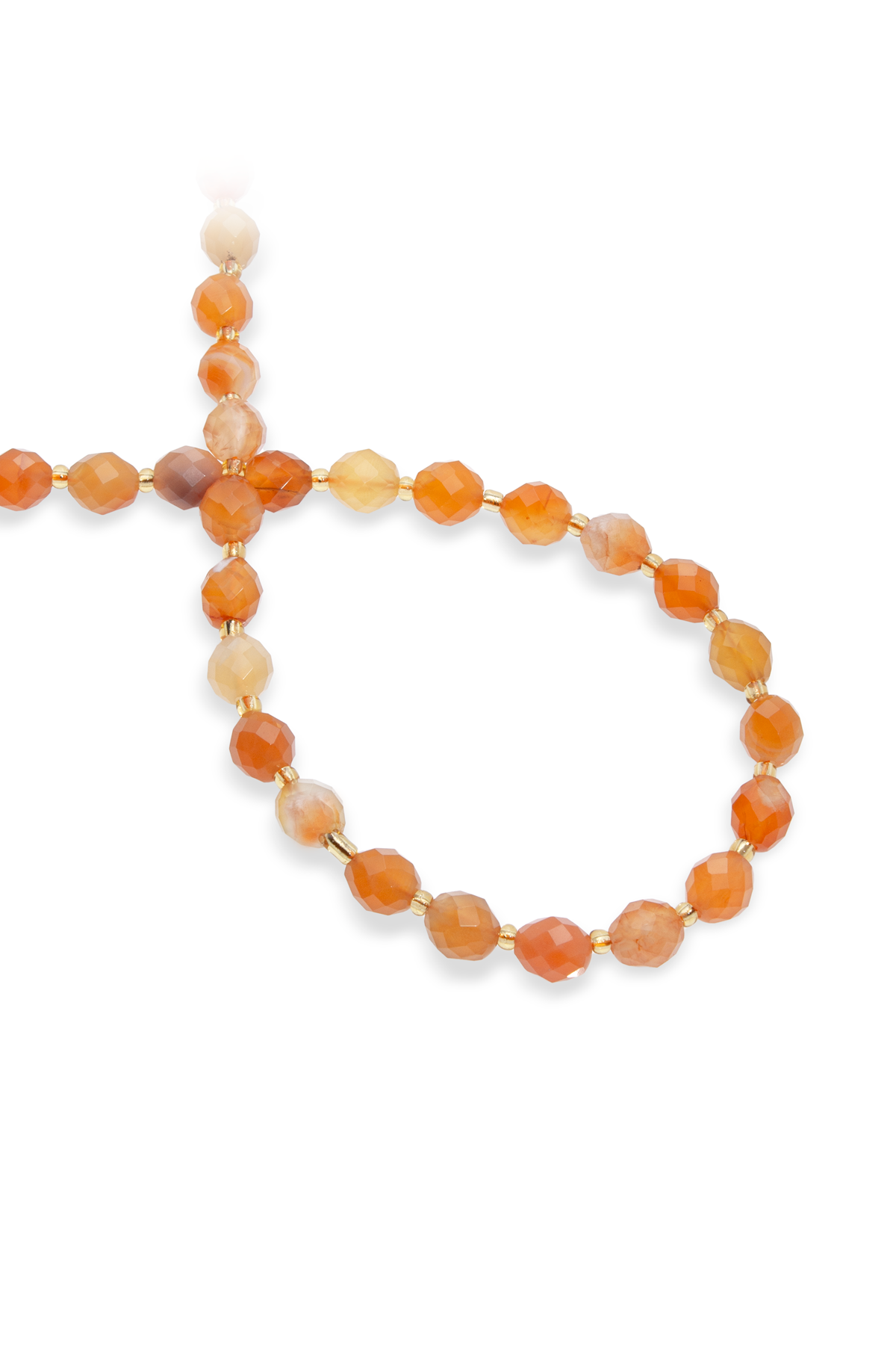 Karnelyan Akik Taşı Özel Faset Kesim 8x6mm Dizi [AA]