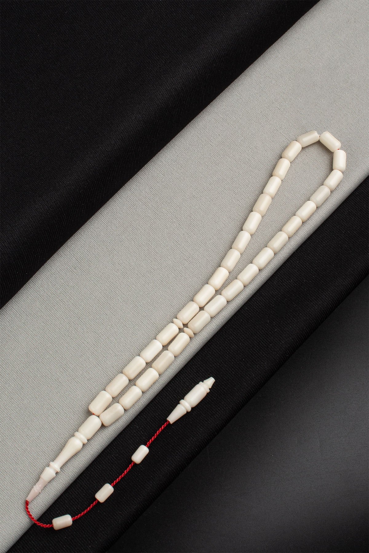 Kemik Doğal Kapsül Kesim 5x9mm 33 Lu Tesbih Mehmet Erbabacan Usta İşçiliği