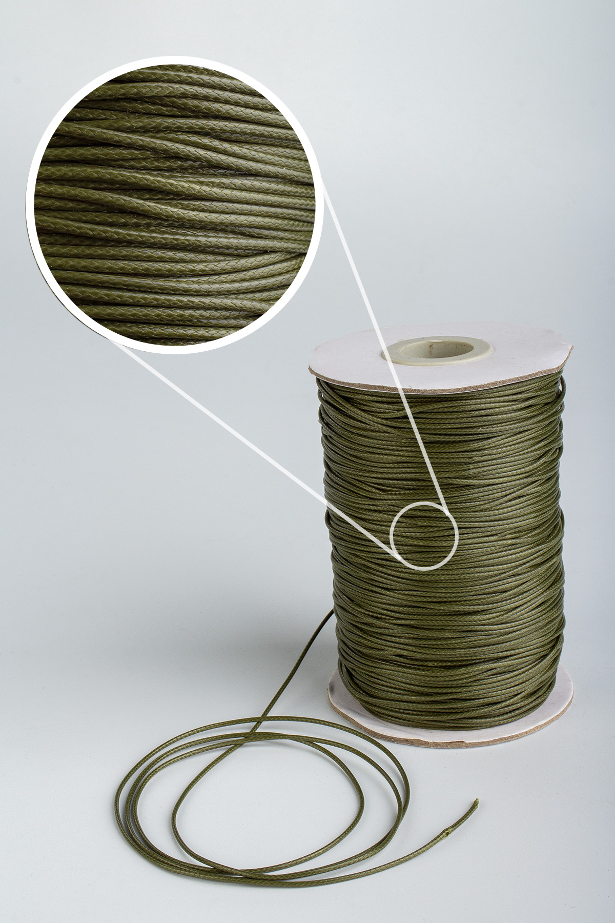 Kore İpi Haki Yeşil 1mm