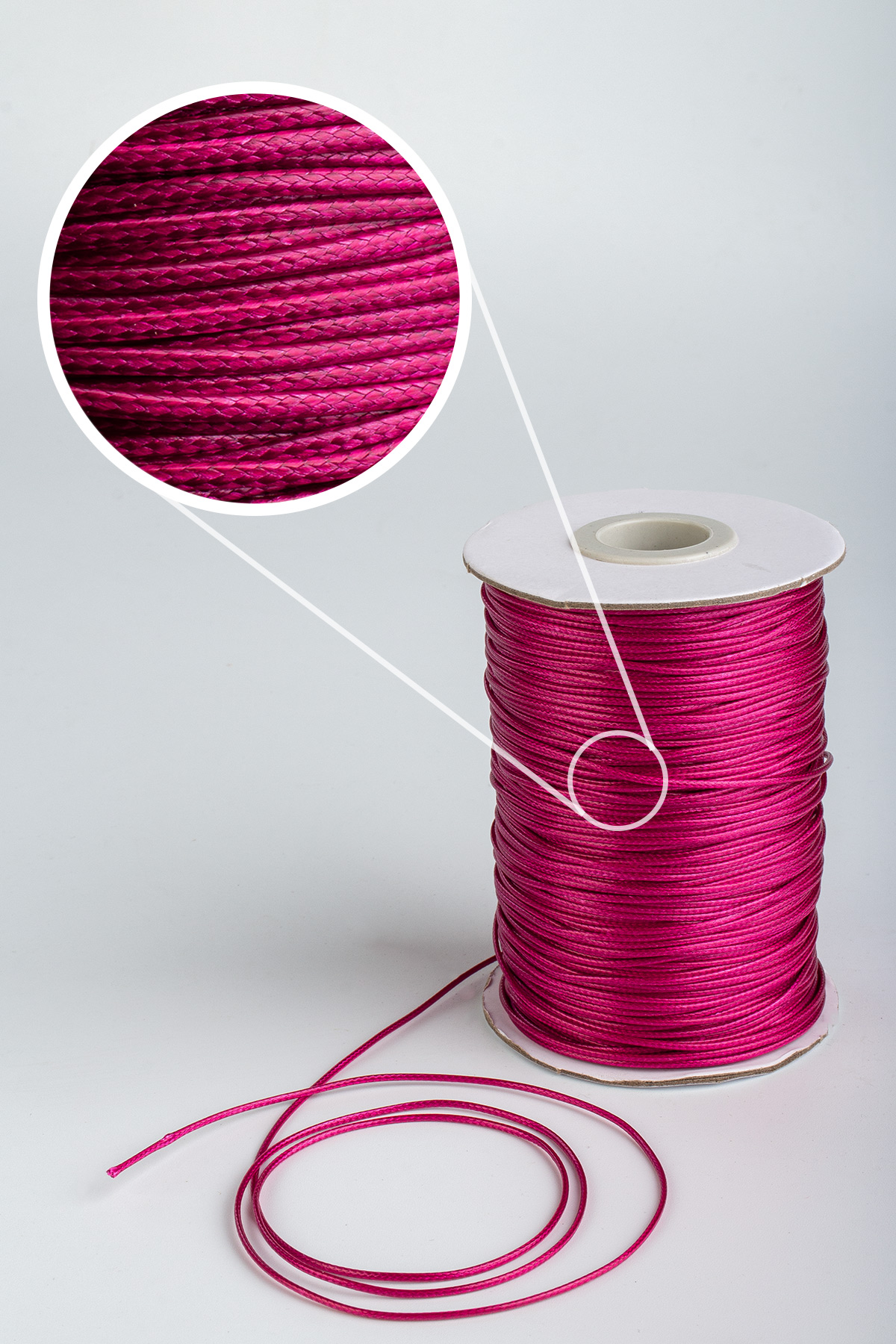 Kore İpi Vişne Renk 1mm