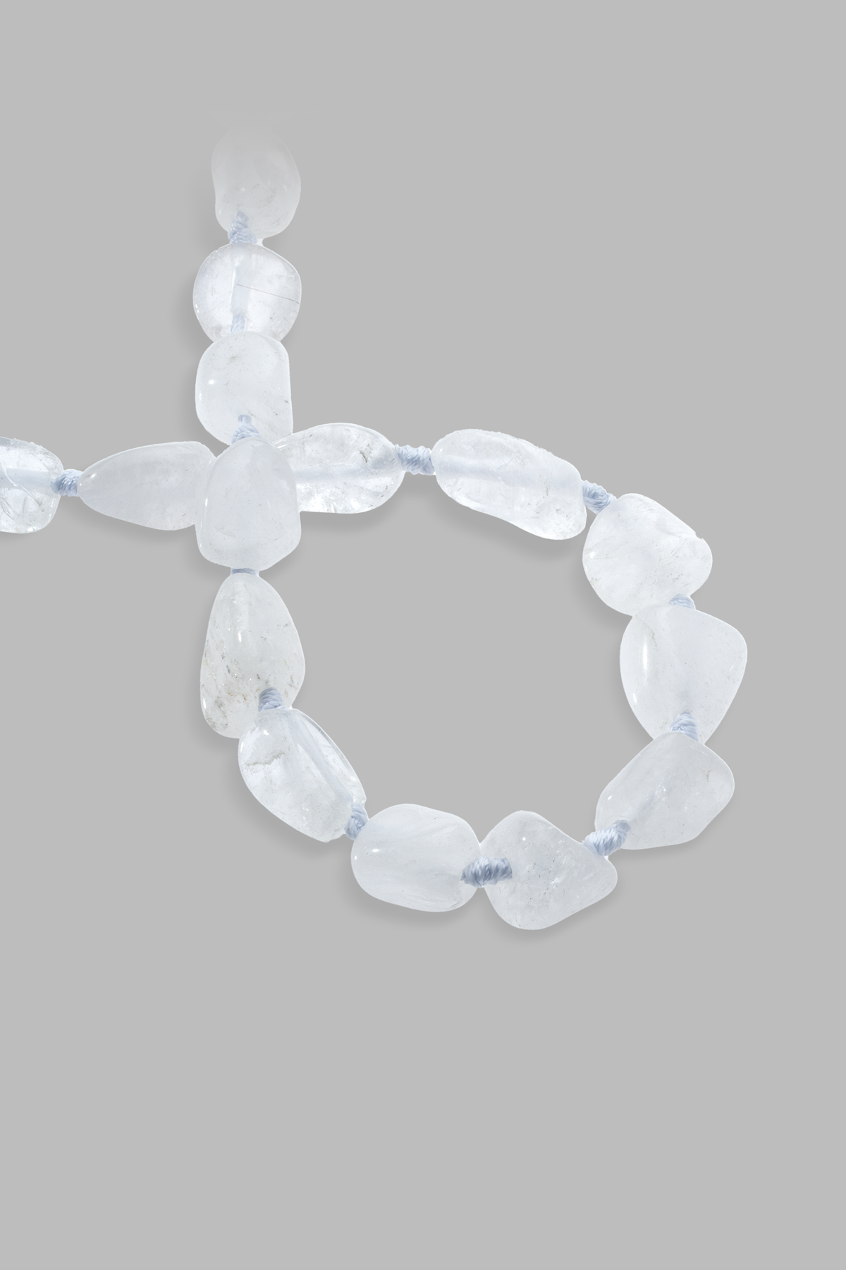 Kristal Kuvars Doğal Taş Parlak Ham Kütle Kesim 15x25mm Dizi