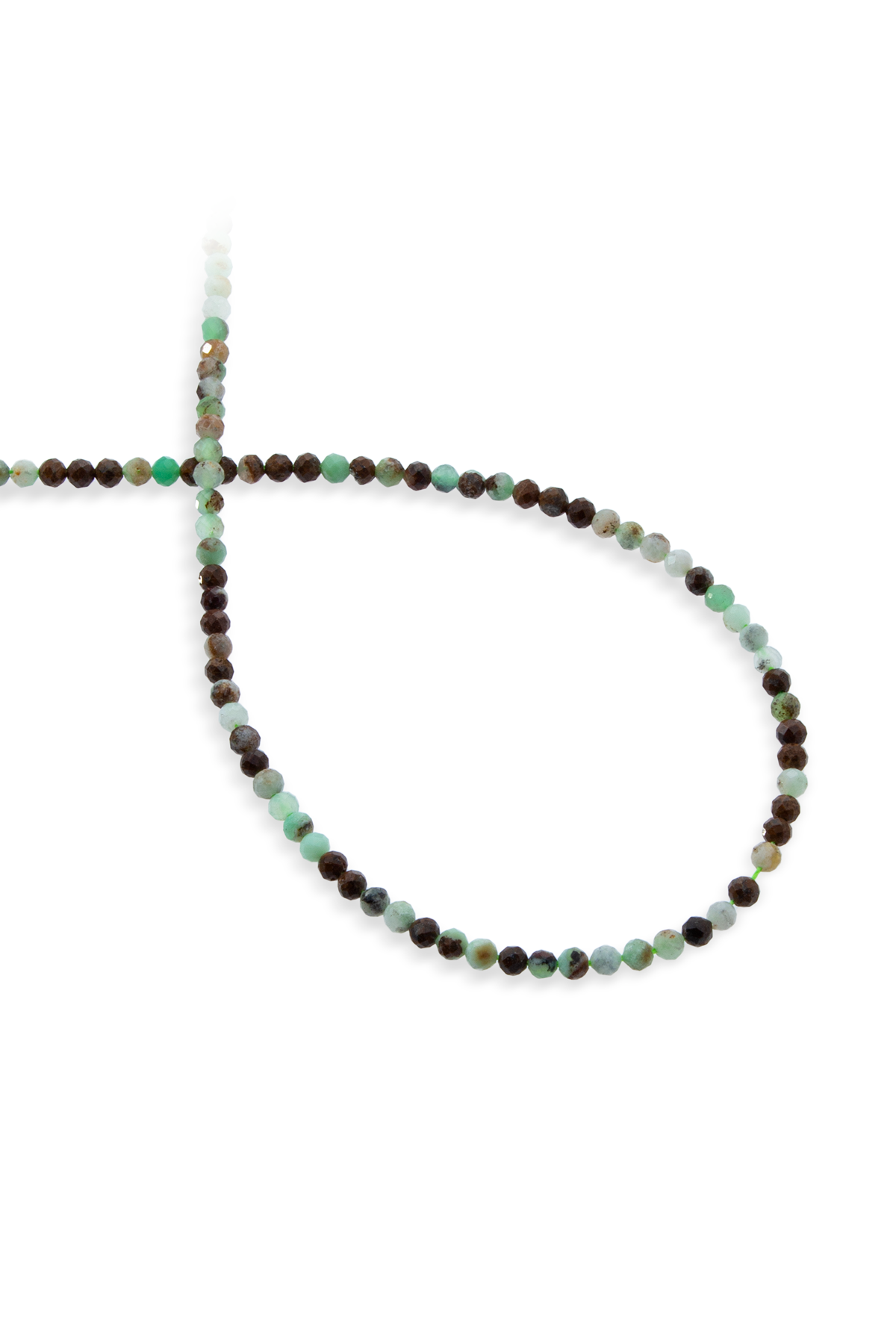 Krizopras Doğal Taş Faset Küre Kesim 3mm Dizi