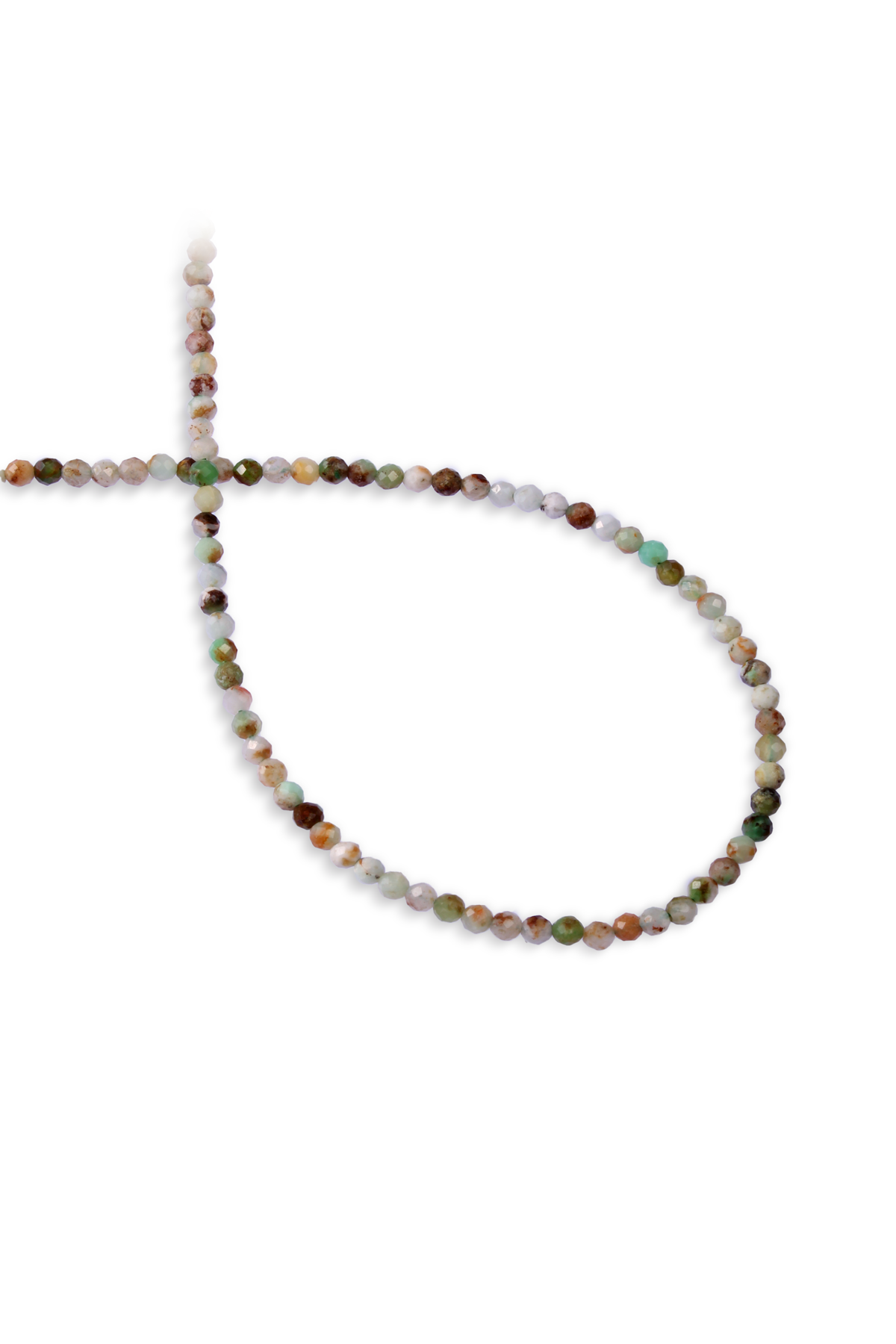 Krizopras Doğal Taş Faset Küre Kesim 3mm Dizi