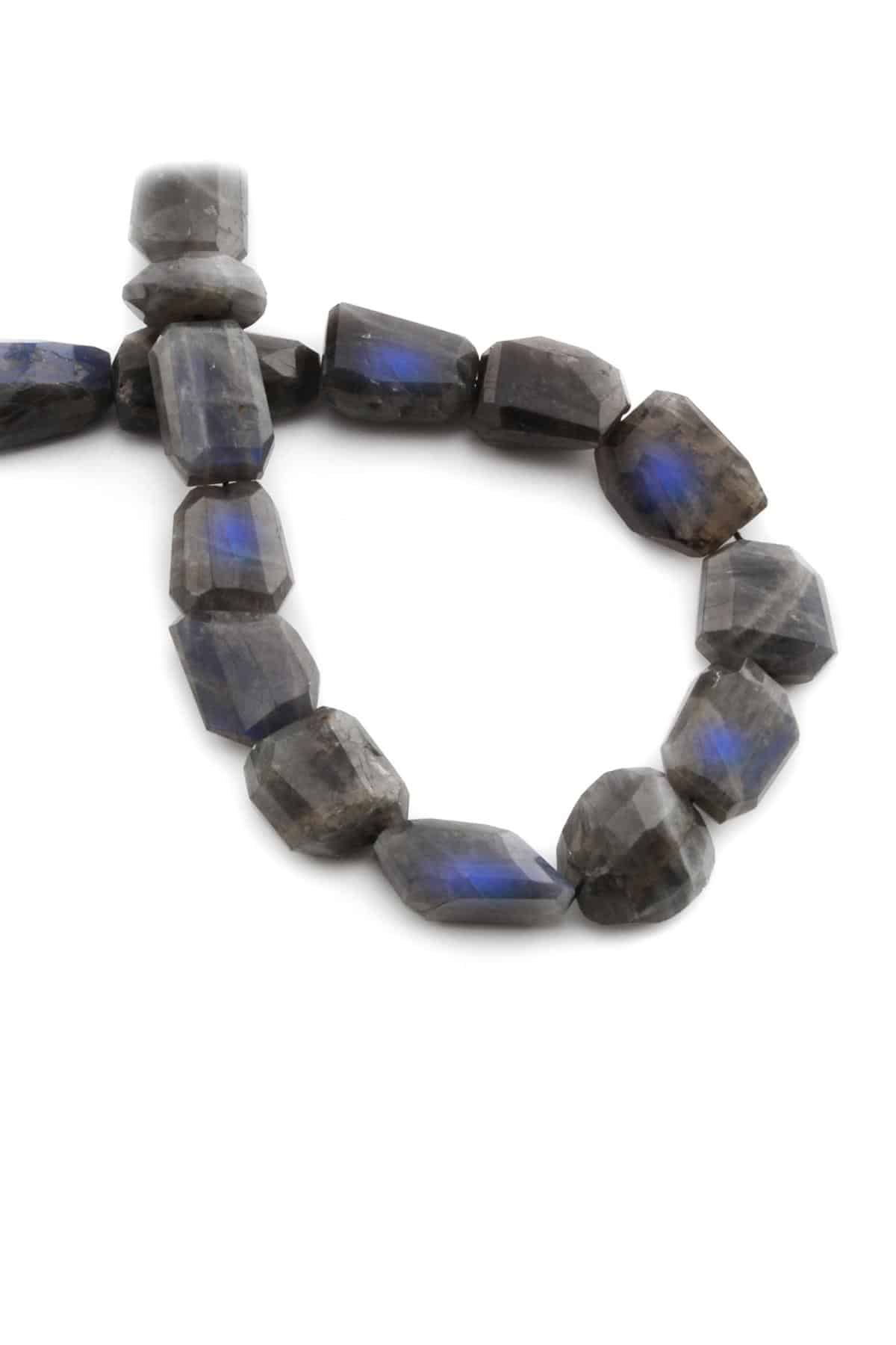 Labradorite Natural Stone Amorphous Cut 15x20mm [AA]